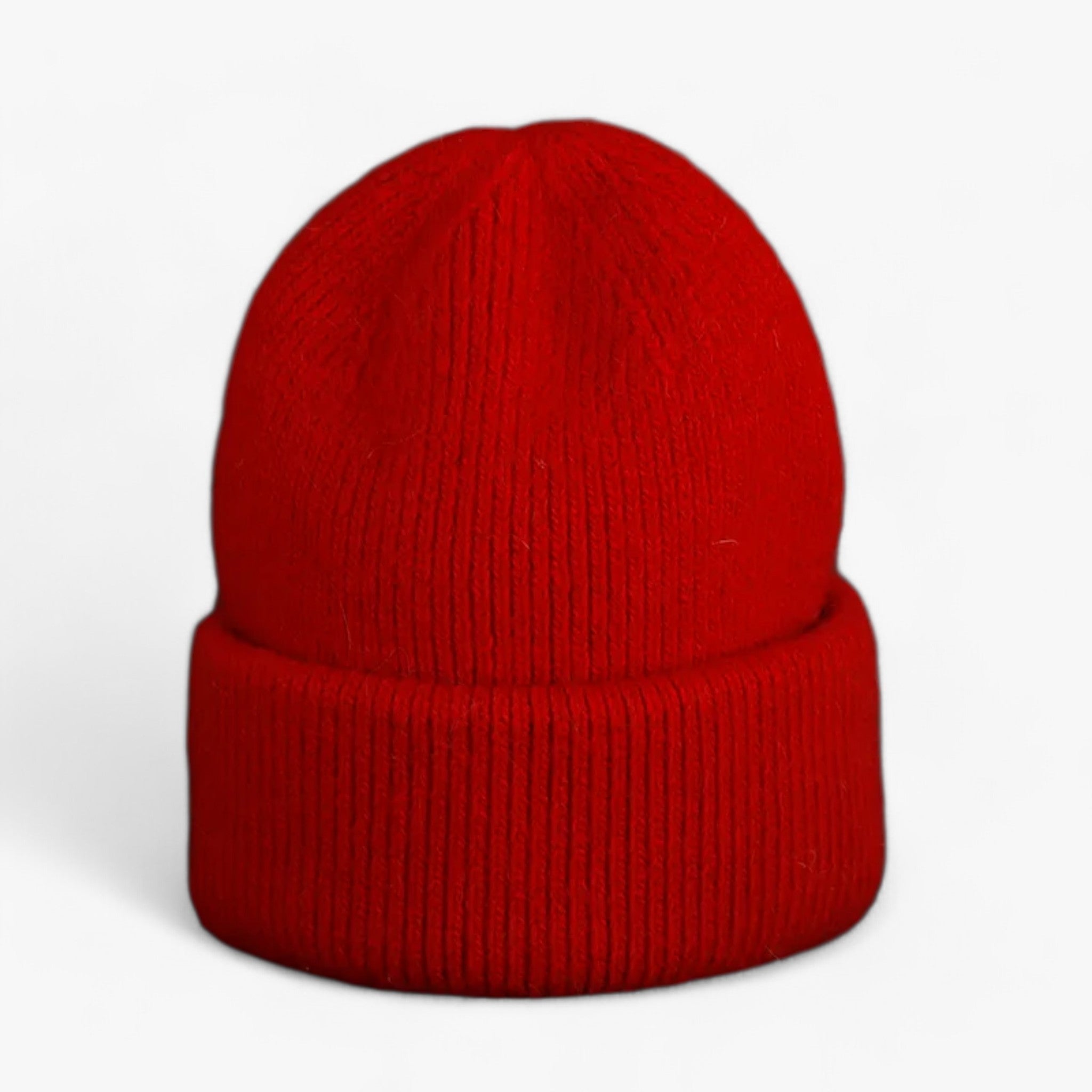 Cappello invernale: calore con vera pelliccia di coniglio Donna - Rosso 54cm-60cm - beanies bucket hats calore cappello cappello invernale coniglio donna hat invernale pelliccia Sun Hats - Concept Palermo
