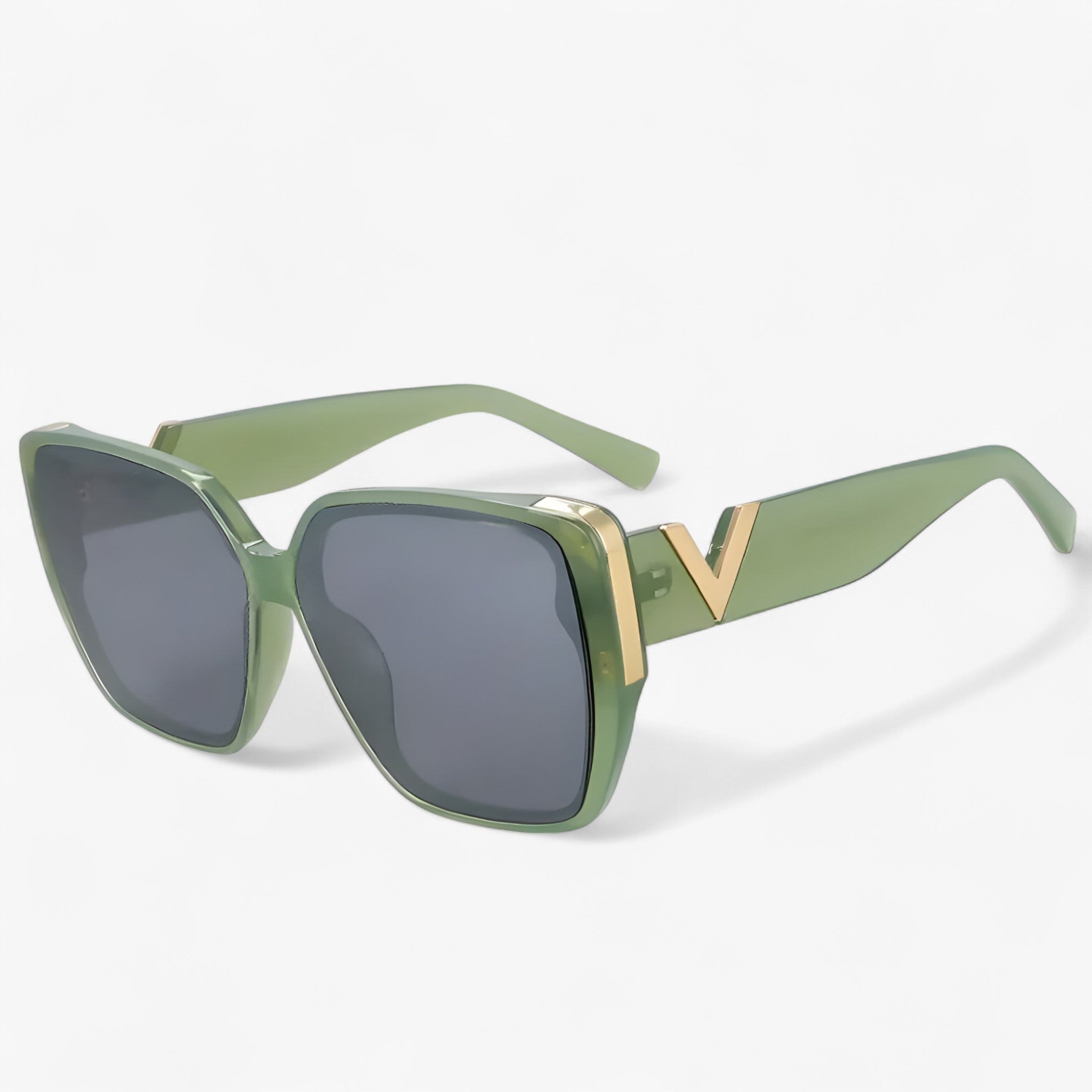 Occhiali da sole a specchio vintage a forma di V Uomo - Verde - Fashion Sunglasses forma men sunglasses polarized mens sunglasses occhiali occhiali sole Polarized man sunglasses sole specchio Sunglasses sunglasses polarized men uomo vintage - Concept Palermo