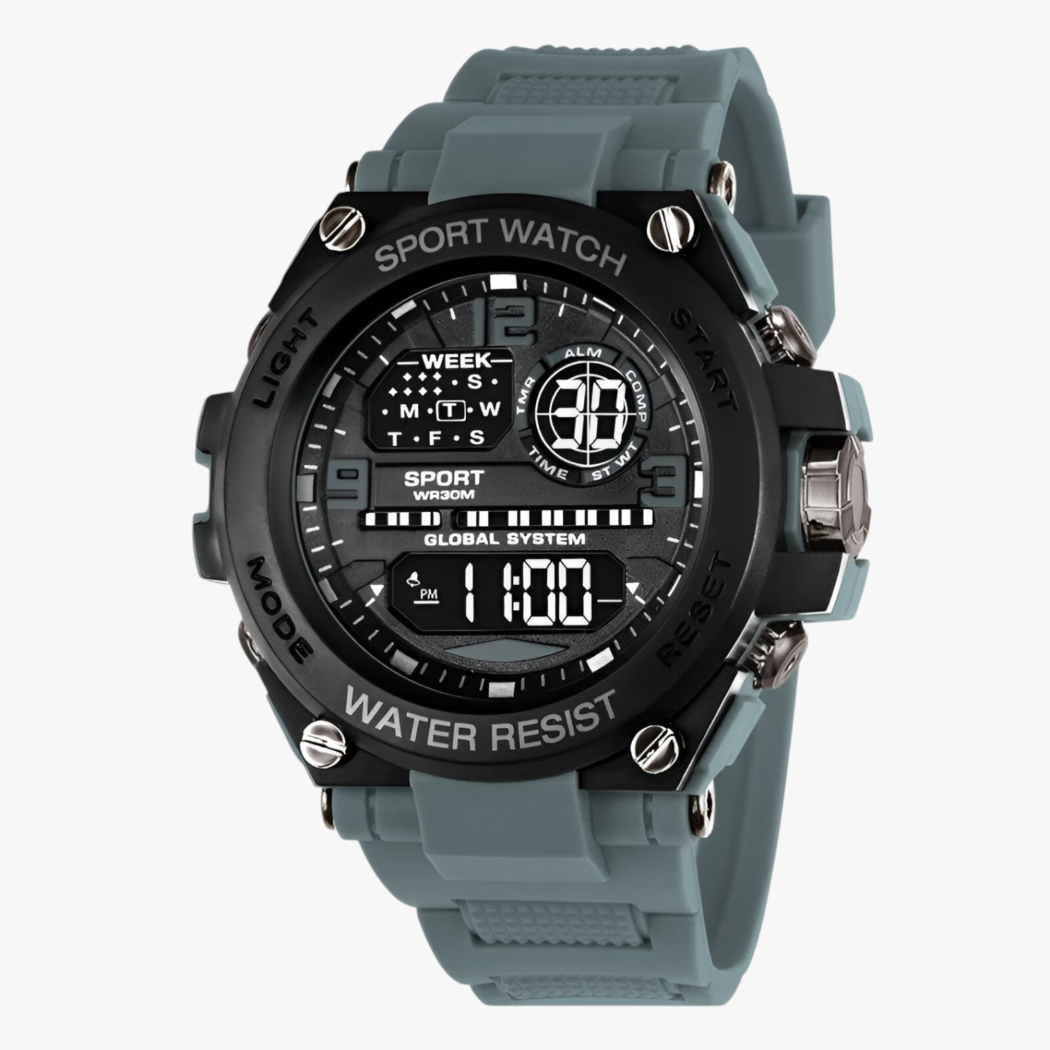 Orologio sportivo impermeabile antiurto Uomo - Grigio No - antiurto impermeabile orologio orologio sportivo sportivo uomo watch watch for men watches WATCHES FOR MEN - Concept Palermo