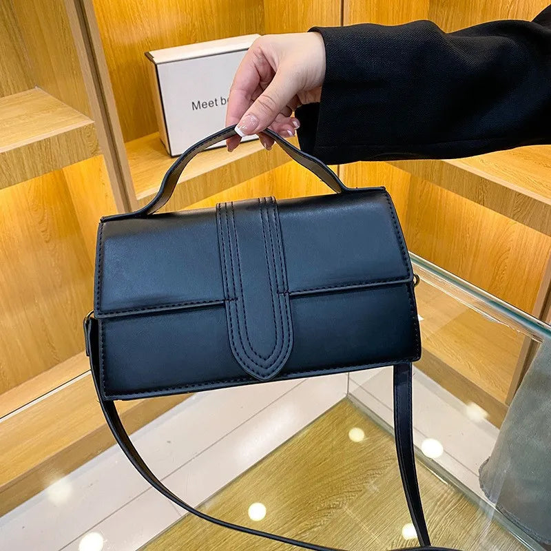 Borsa a Spalla Donna Lusso Pelle Nera - New Fashion 2024 Elegante - Nero - bags borsa borsa spalla donna fashion Handbags spalla - Concept Palermo
