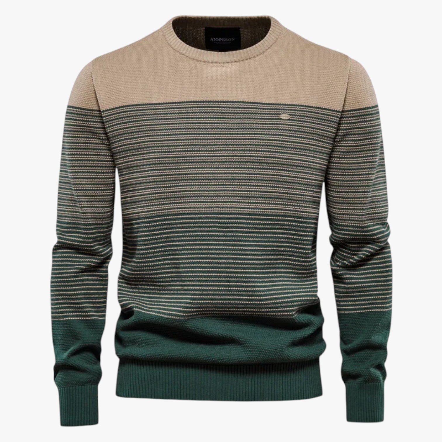 Maglione girocollo a righe da uomo - Vestibilità slim e calore di qualità - - calore girocollo maglione maglione girocollo men's sweater qualità righe slim Sweater sweater men sweaters & cardigans - Concept Palermo