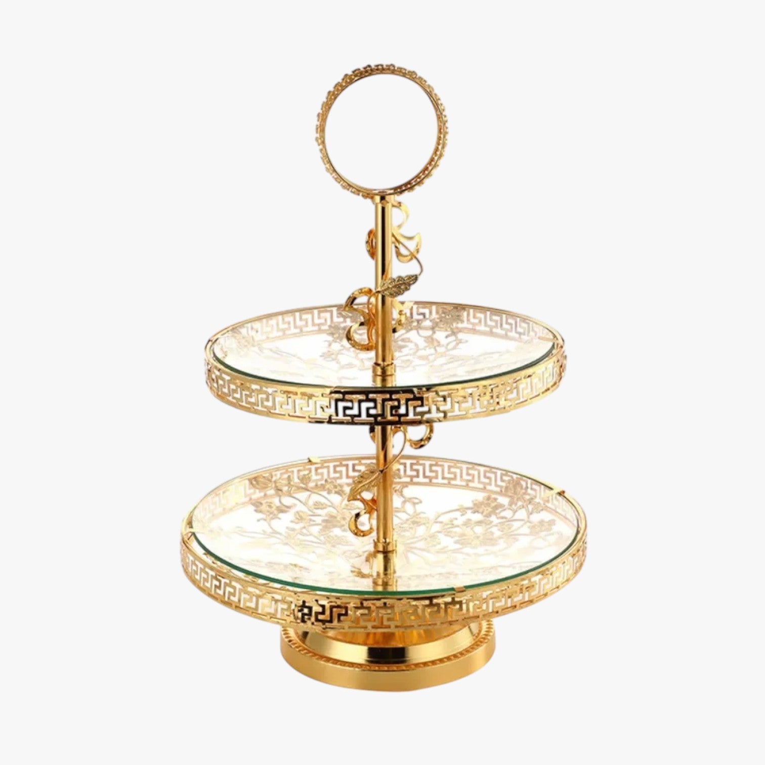 Vassoio decorativo a due livelli per dolci e frutta - - decorativo dolci frutta Kitchen kitchen & dining Kitchen Essentials livelli vassoio vassoio decorativo - Concept Palermo
