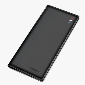 Portafoglio Uomo Sottile in Vera Pelle Nera, Elegante e Funzionale per Business - nero - aziendale Linen mens accessory mens wallet pelle portafoglio portafoglio aziendale sottile Unisex wallet wallets - Concept Palermo