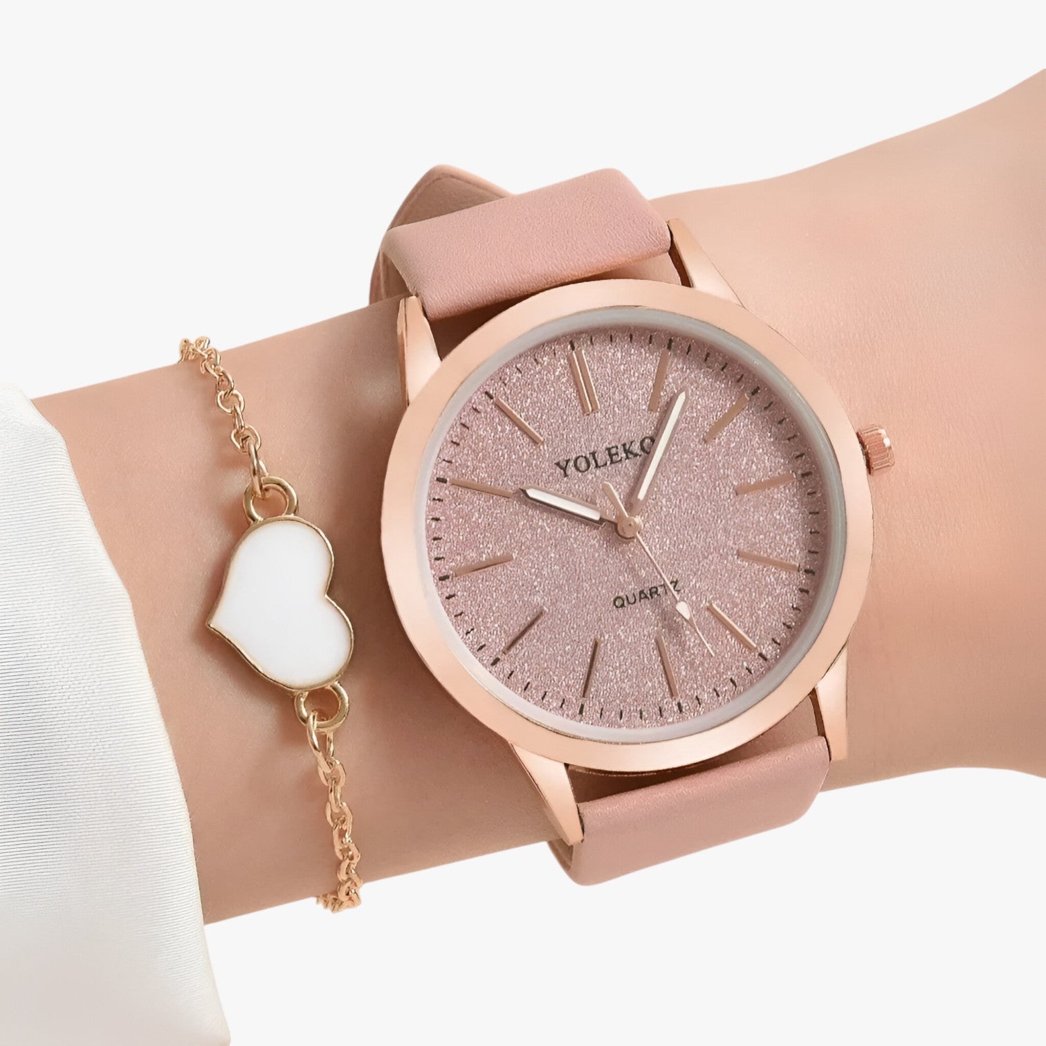 Set Eleganza Femminile 2 Orologi da Donna in Pelle e Bracciale, Stile Lusso al Polso - - bracciale donna eleganza eleganza femminile female watch femminile ladies watch orologi pelle polso watch watch for women watches wrist watches for women - Concept Palermo