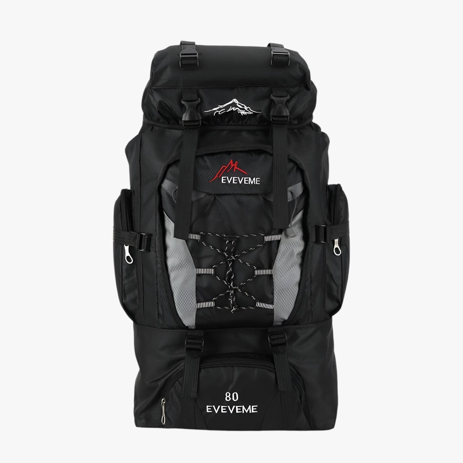 Zaino Trekking Impermeabile Uomo 60L - Grande, Resistente e Comodo per Avventura - Nero 80L - avventura Backpacks Bags impermeabile mens bag pronto spazioso trekking uomo zaino - Concept Palermo