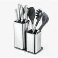 Bloque para mediciones y organizador de acero inoxidable – almacenamiento inteligente en cocina