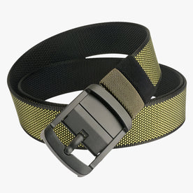 Cintura reversibile in nylon: 2 look in 1 per ogni stile Uomo - verde-nero 120cm - Belts belts for men cintura cintura reversibile Linen look Men Mens belt nylon ogni reversibile stile - Concept Palermo
