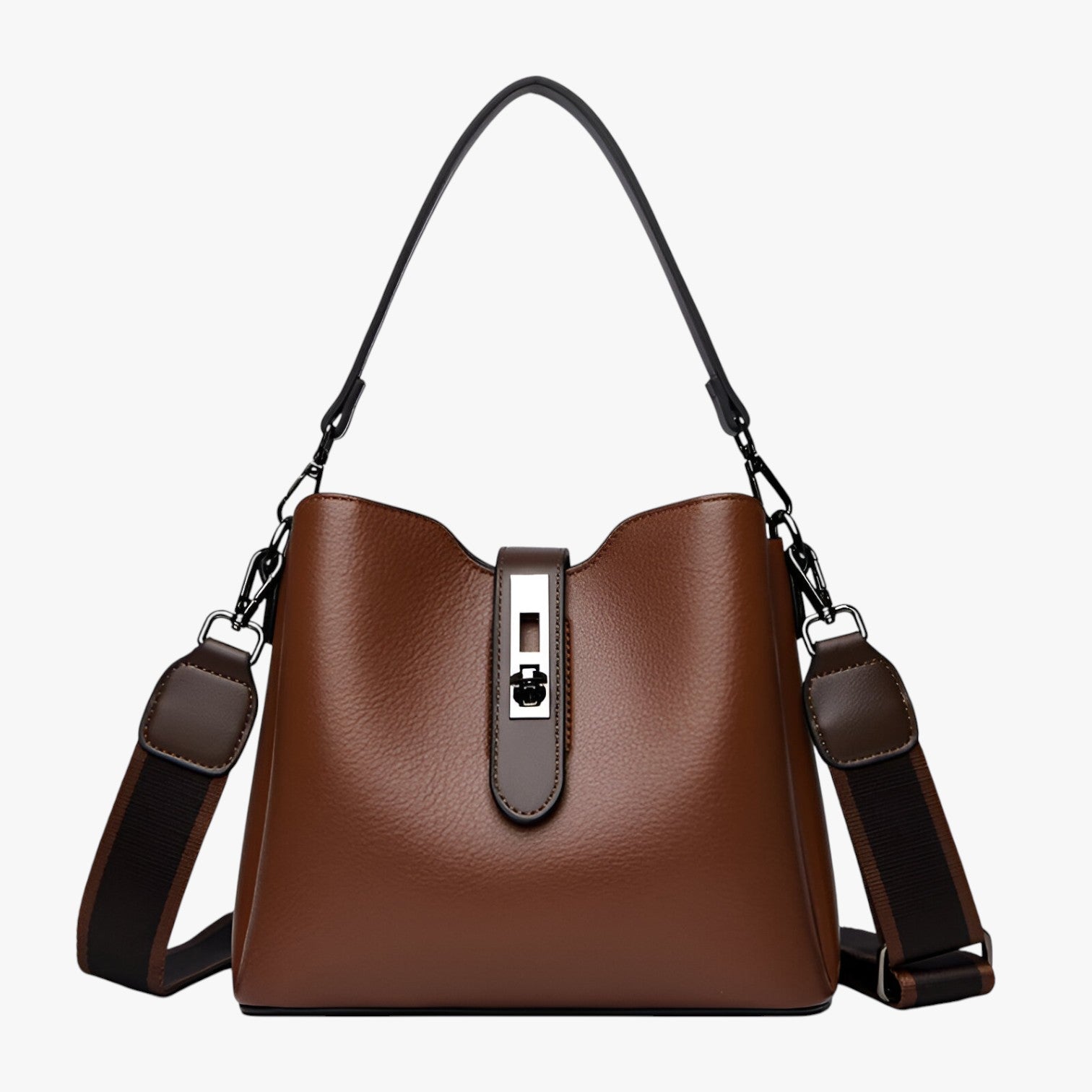 Borsa a tracolla in pelle per l'eleganza di tutti i giorni - Caramello - Bags borsa borsa tracolla eleganza giorni handbags pelle tracolla women bags Women's handbags - Concept Palermo