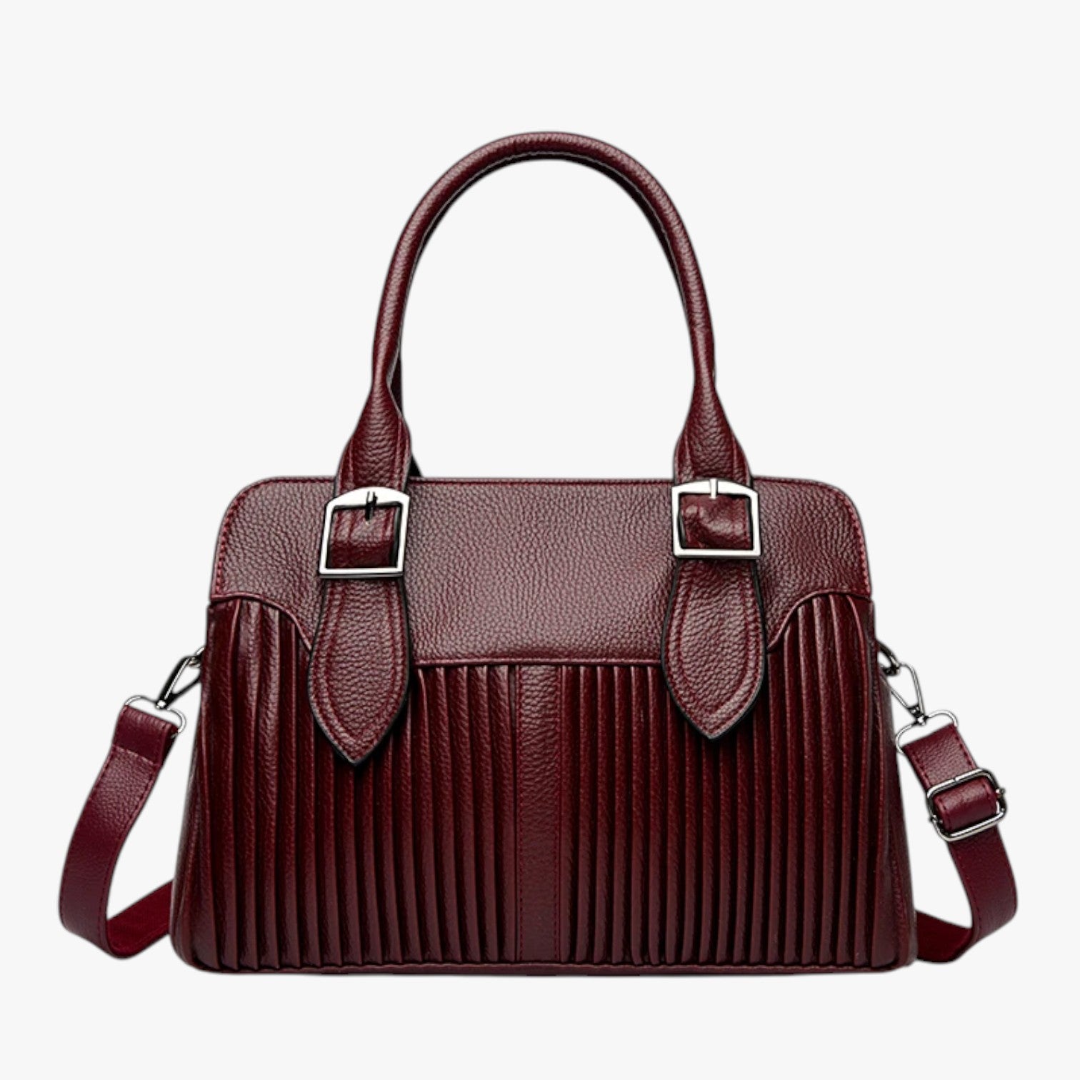 Zaino in morbida pelle PU Donna - Borgogna - bag Bags donna handbags janelle | zaino in morbida pelle pu - €25 morbida pelle women bags Women's handbags zaino zaino morbida - Concept Palermo