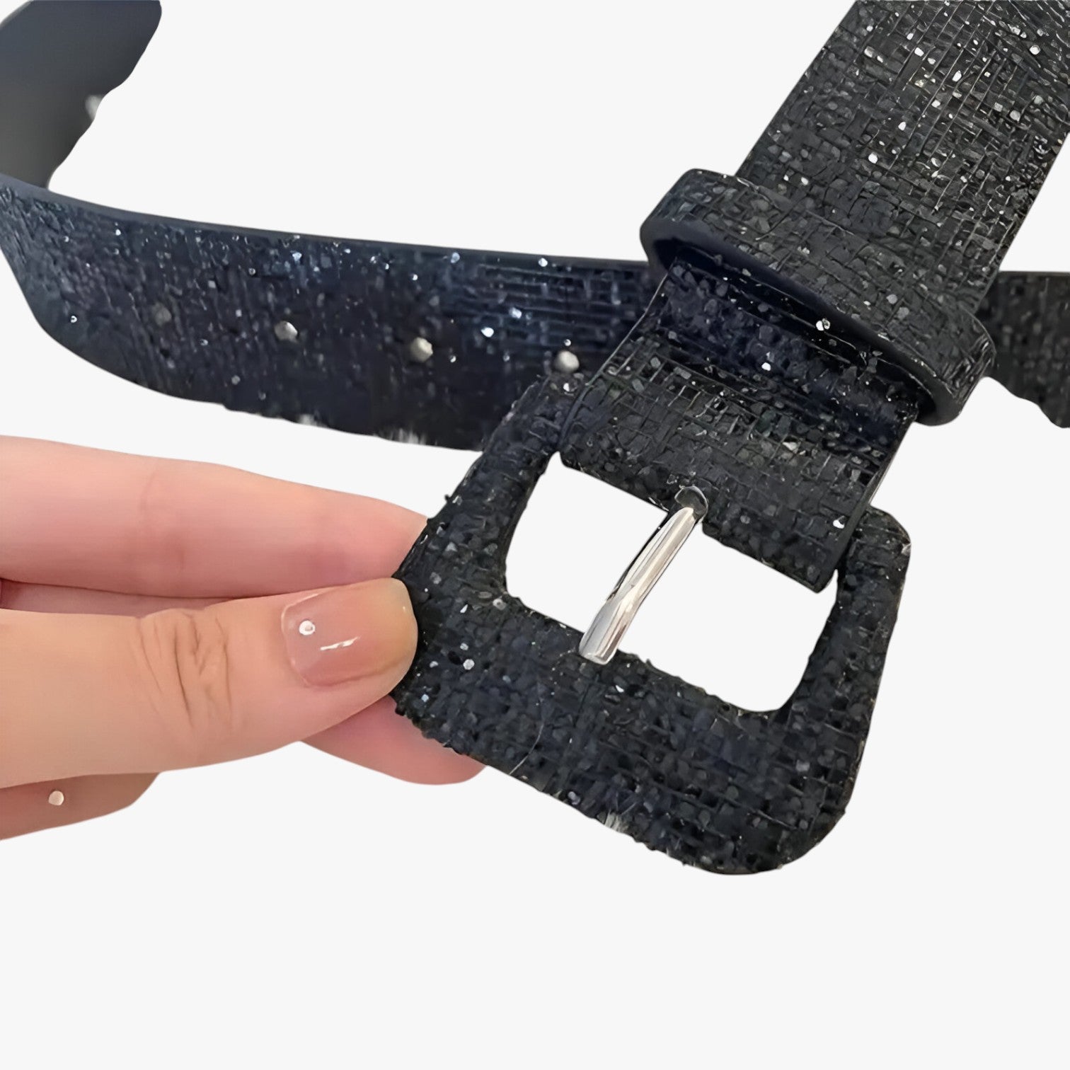 Cintura Brillante con Paillettes per Jeans e Cappotti - - Belts belts for woman brillante cappotti cintura cintura brillante jeans paillettes waist belt for women women belts Womens belt - Concept Palermo