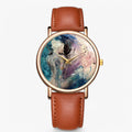 Reloj de mujer ligero con esfera espejo y resistente al agua
