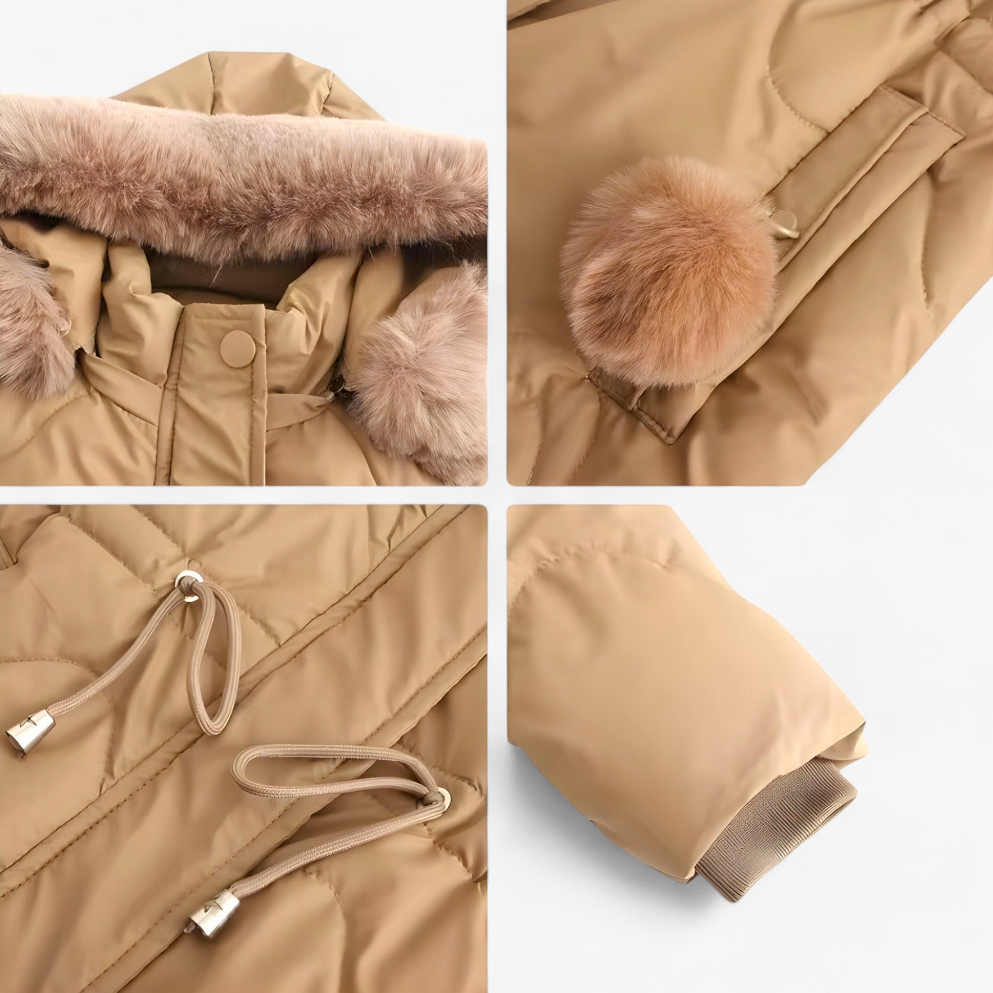 Piumino invernale - con cappuccio e pelliccia spessa per un massimo calore Uomo - - Bestseller-tag calore cappuccio invernale massimo pelliccia piumino piumino invernale spessa - Concept Palermo