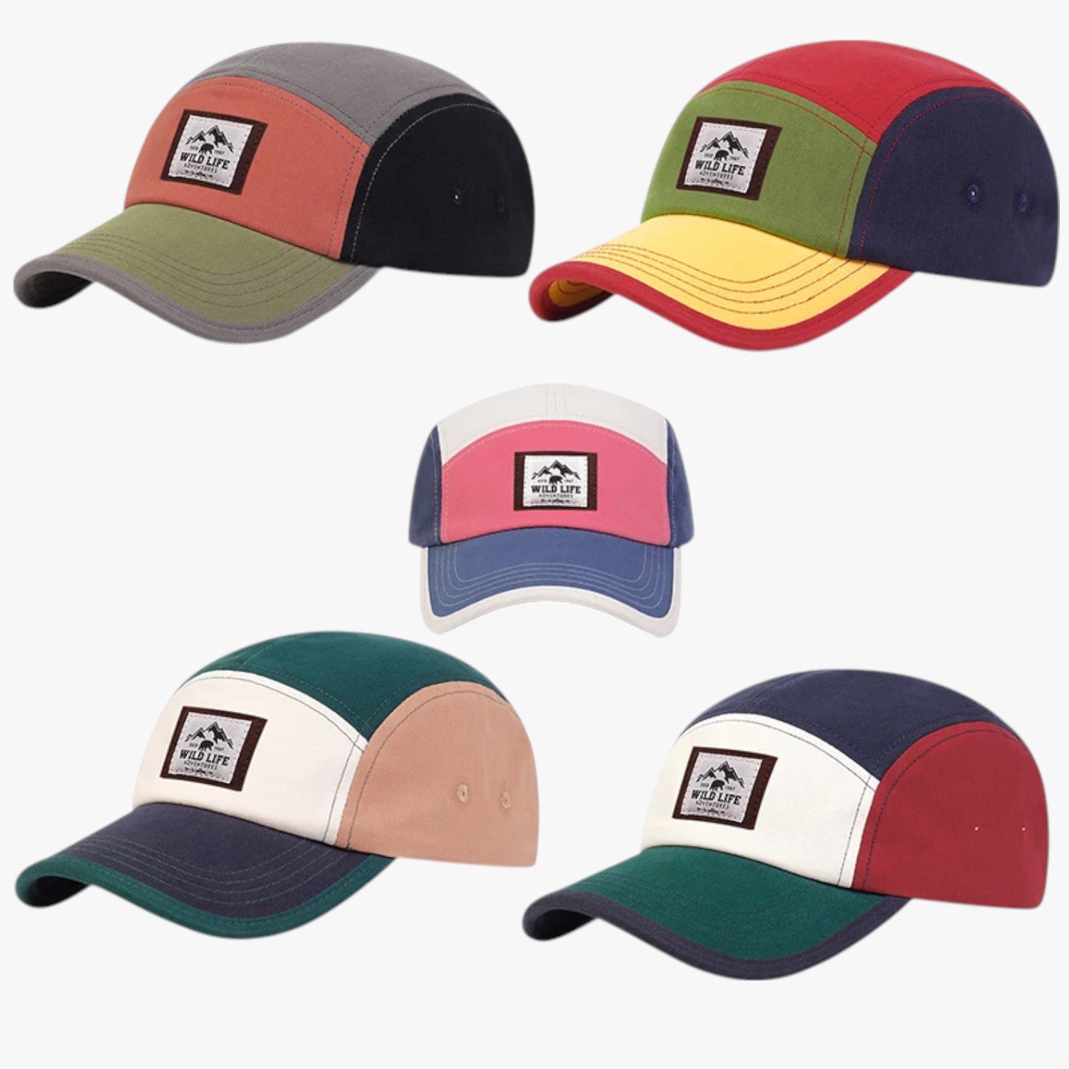 Cappello 5 Pannelli Stile Vintage Unisex Uomo - - Baseball caps cappello cappello pannelli caps men's hat mens cap pannelli stile unisex uomo vintage - Concept Palermo
