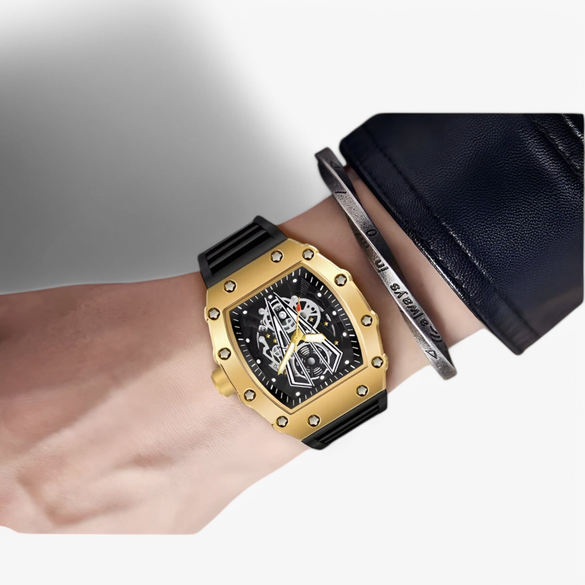 Orologio sportivo di lusso quadrato Uomo - - accessoires horloges orologio orologio sportivo quadrato sport sportivo uomo watches - Concept Palermo