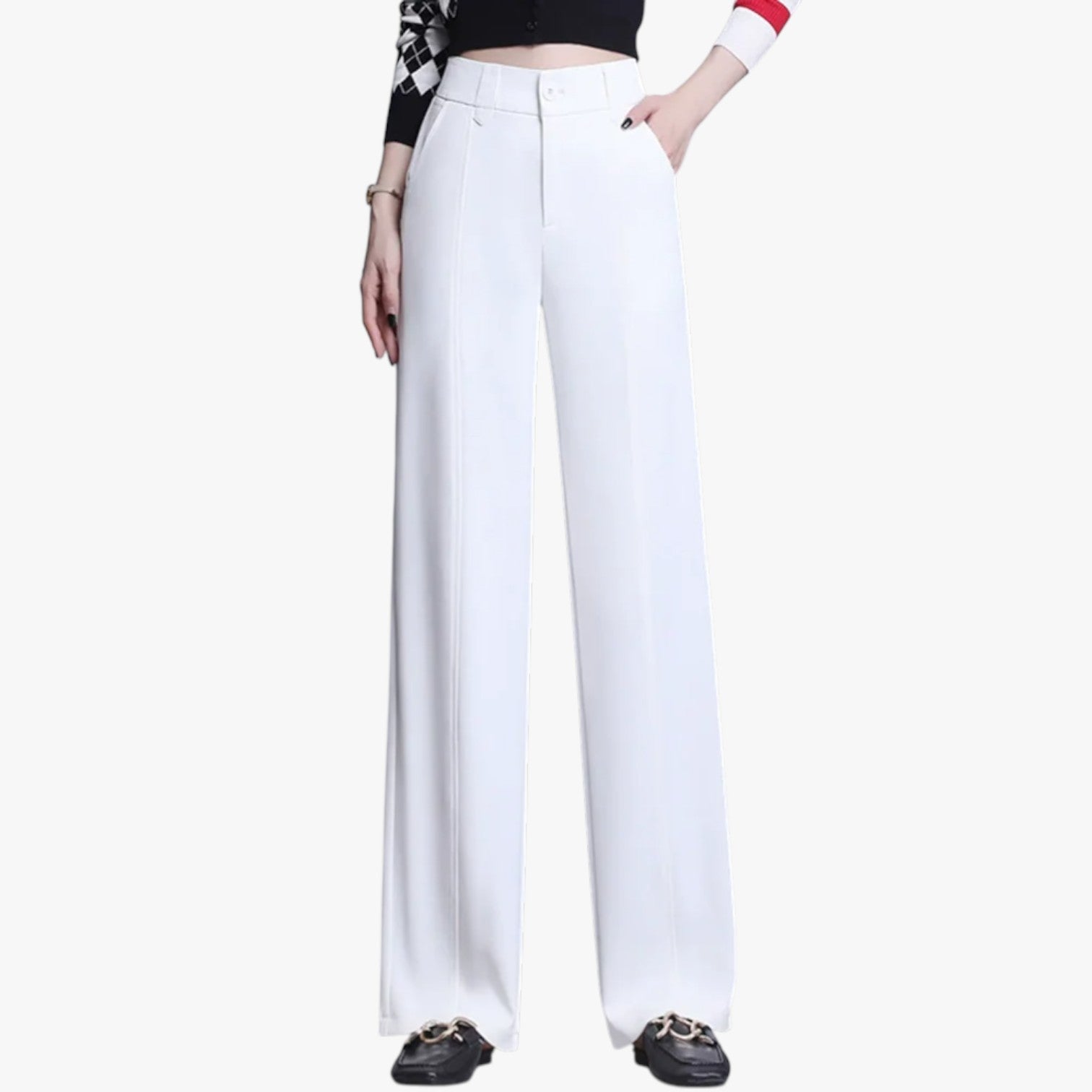Pantaloni bianchi oversize - Eleganza e comfort dalla L alla 6XL - - alla bianchi comfort dalla eleganza oversize pantaloni pantaloni bianchi pants pants for women women pants - Concept Palermo