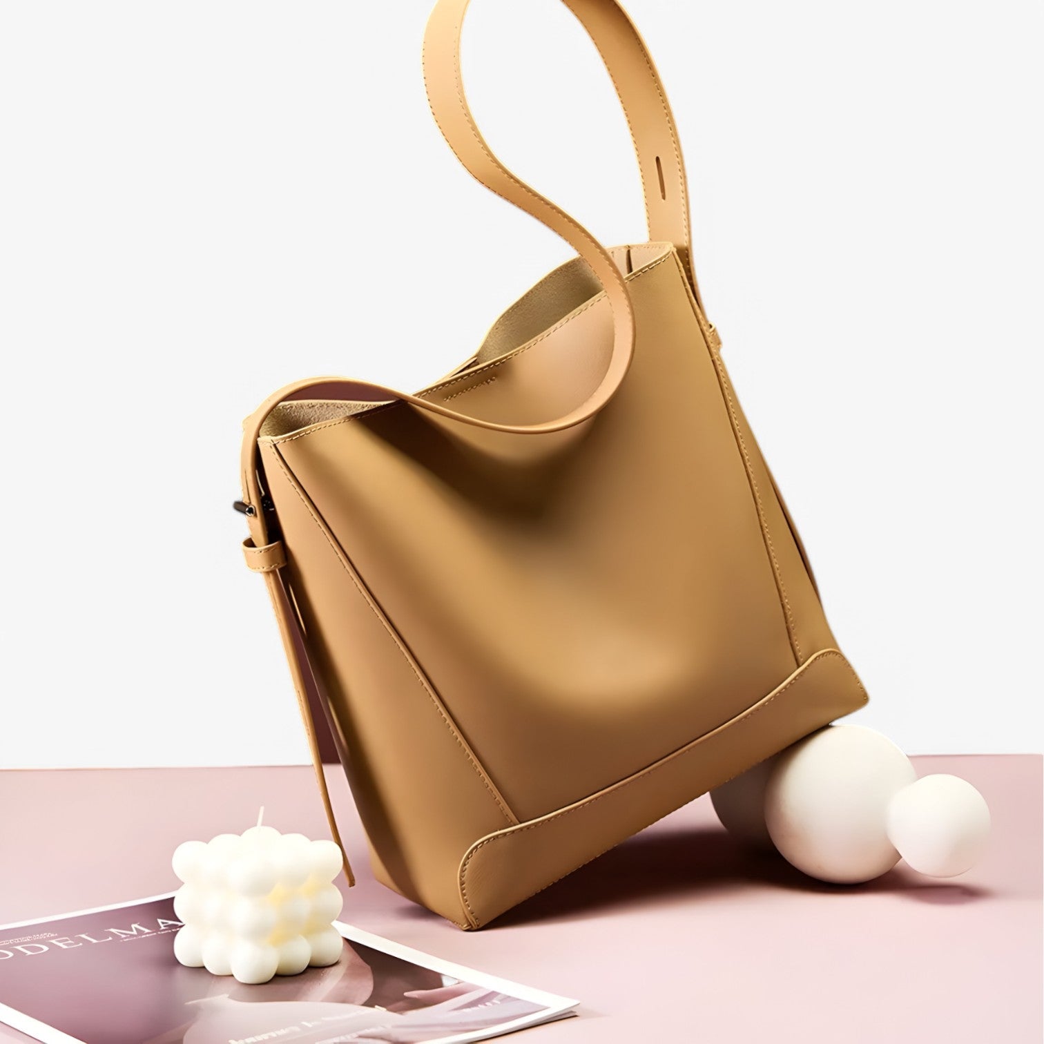 Borsa a Spalla Donna Grande in Vera Pelle Nera - Elegante e Capiente - - ampia bag bags borsa borsa spalla donna Leather Bag pelle raffinata Shoulder Bags spalla women bag - Concept Palermo
