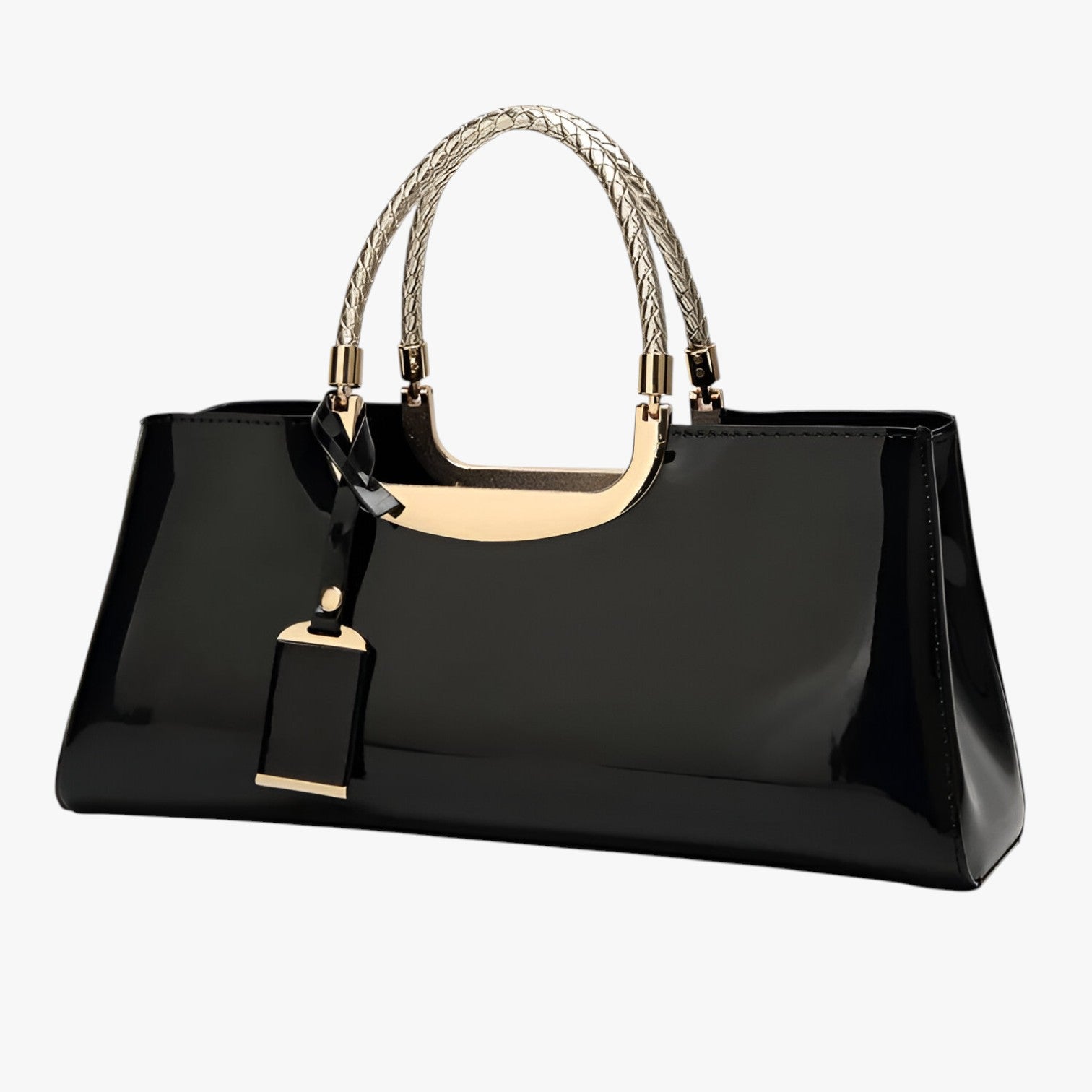 Borsa a Spalla Donna in Vera Pelle Leggera, Elegante e Versatile - Nero - bag Bags borsa borsa pelle donna handbags leggera pelle spalla women bags Women's handbags - Concept Palermo