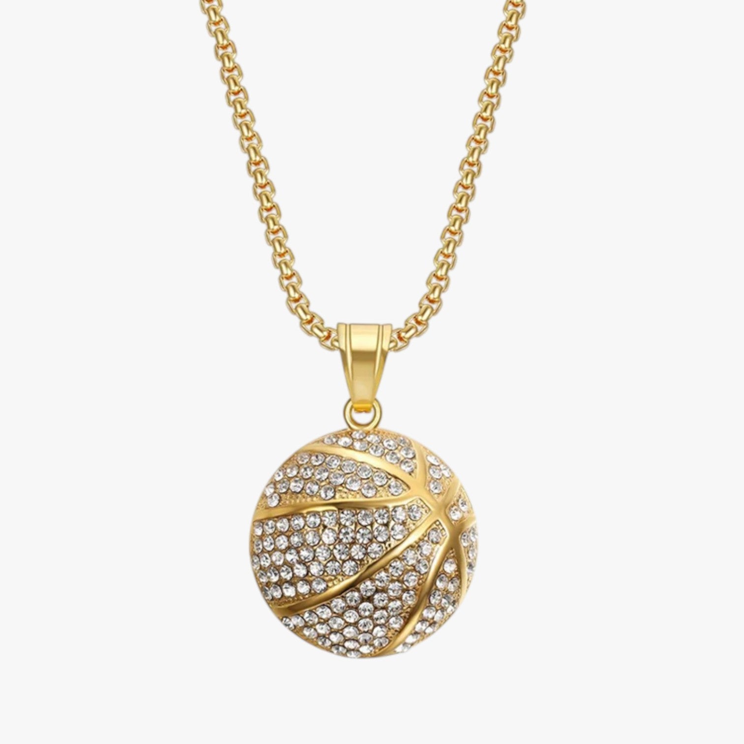 Collana basket hip hop dorata Uomo - - basket collana collana basket dorata jewelry necklace necklace for men NECKLACES uomo - Concept Palermo