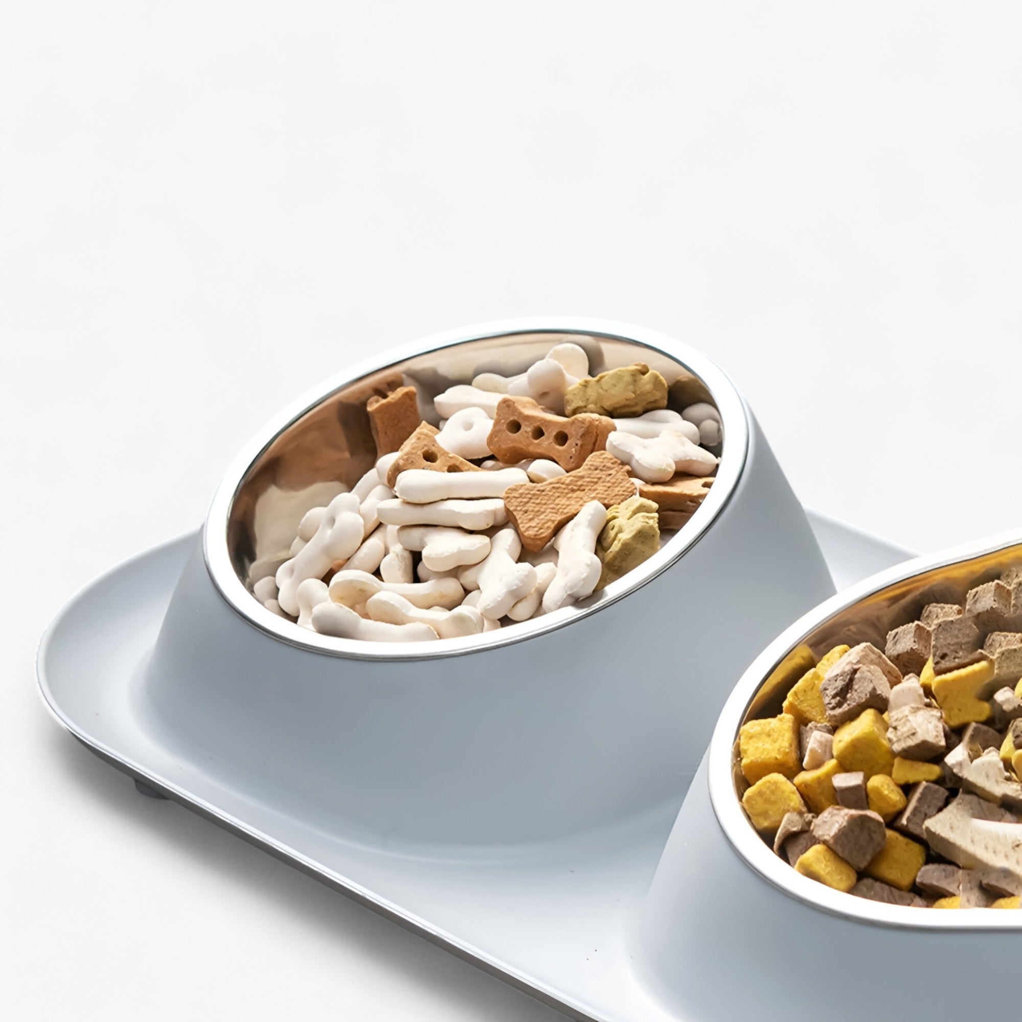 Ciotola Doppia in RVS – Antiscivolo e Amica del Collo Uomo - - amica antiscivolo ciotola ciotola doppia collo doppia pet pet accessories PET SUPPLIES pets & supplies uomo - Concept Palermo