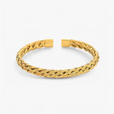 Open en comfortabele stalen armband voor heren