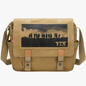 Grande borsa a tracolla in tela vintage - Giallo - Bags bags for men borsa borsa tracolla Linen Shoulder & Crossbody Bags tela tracolla Unisex vintage - Concept Palermo