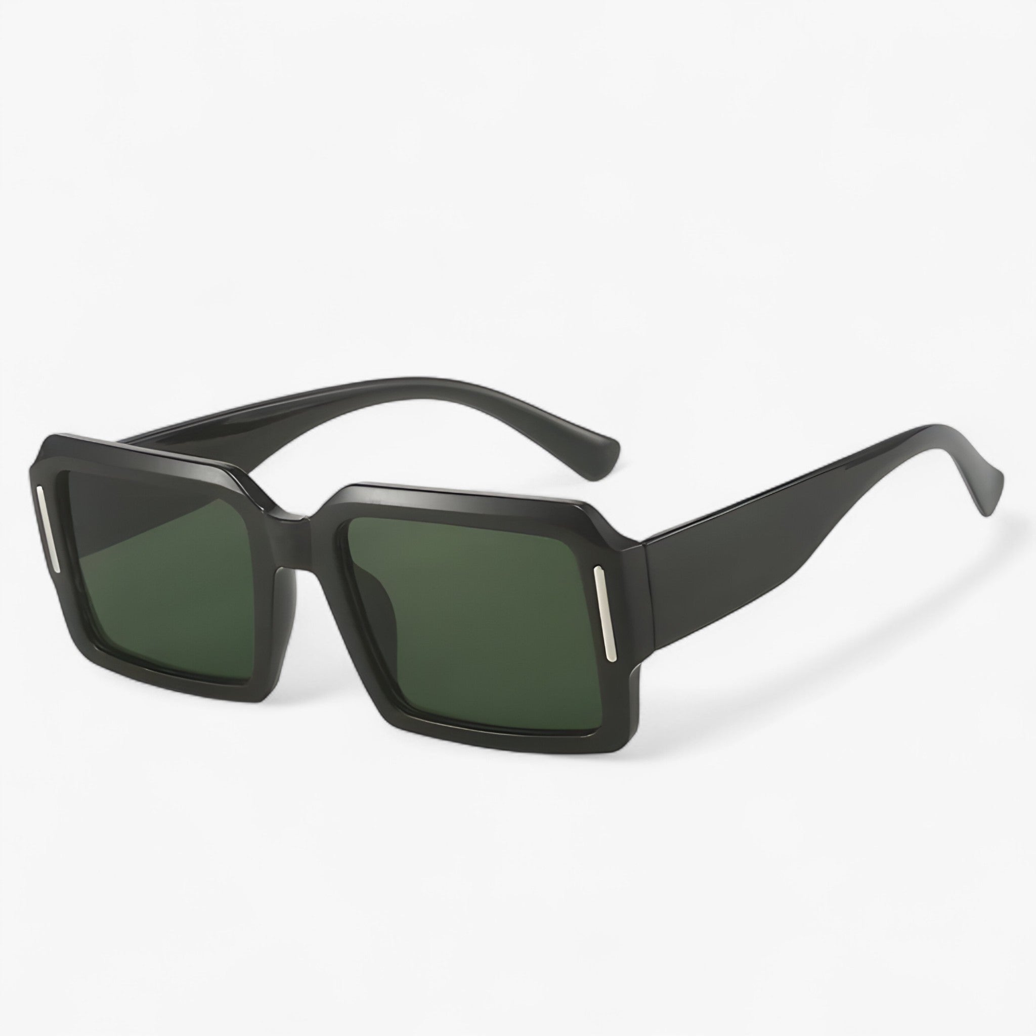Occhiali da sole uomo stile punk UV400 - Nero verde scuro Come l'immagine - Fashion Sunglasses men sunglasses polarized mens sunglasses occhiali occhiali sole Polarized man sunglasses punk sole stile sunglasses sunglasses polarized men uomo - Concept Palermo