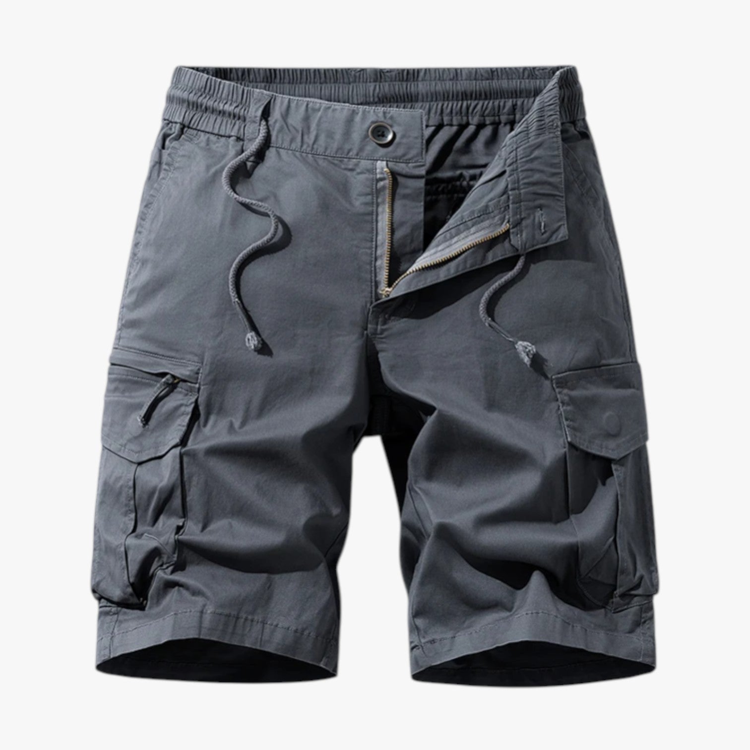 Bermuda cargo da uomo - Comfort estivo con pratiche tasche - Grigio - bermuda bermuda cargo cargo comfort estivo Herren Shorts komfortable Shorts pratiche shorts shorts for men Summer shorts tasche - Concept Palermo