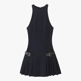 Mini abito plissettato - Chic e alla moda Donna - Blu marino - abito abito plissettato alla chic donna dresses moda plissettato Solid Women - Concept Palermo