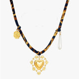 Leopard charm ketting met gouden details, unieke stijl en cadeau Lana