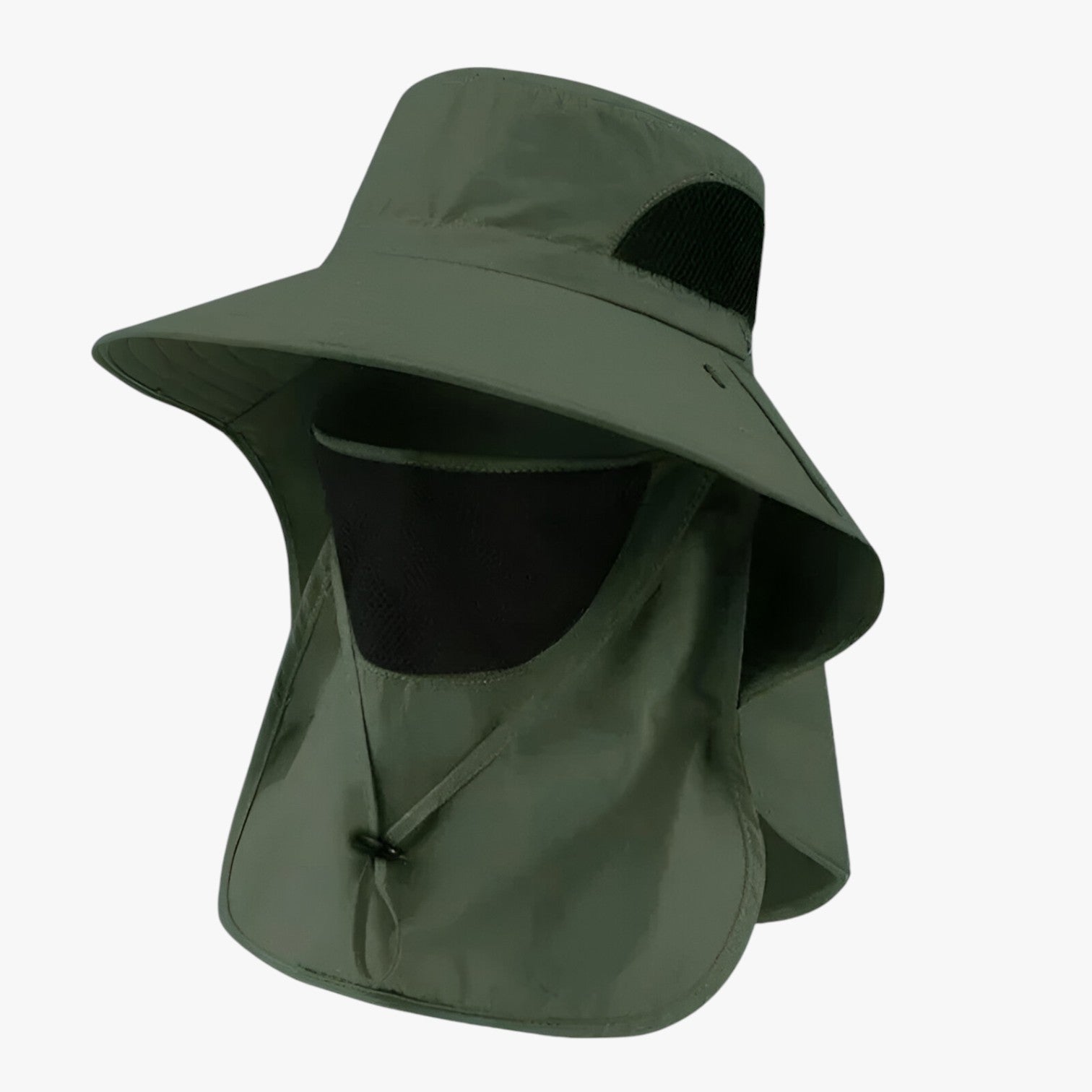 Scarpa da pesca protettiva UV con maschera Uomo - verde militare Taglia unica - bucket hats maschera men's hat mens accessory pesca protettiva scarpa scarpa pesca Sun Hats uomo - Concept Palermo
