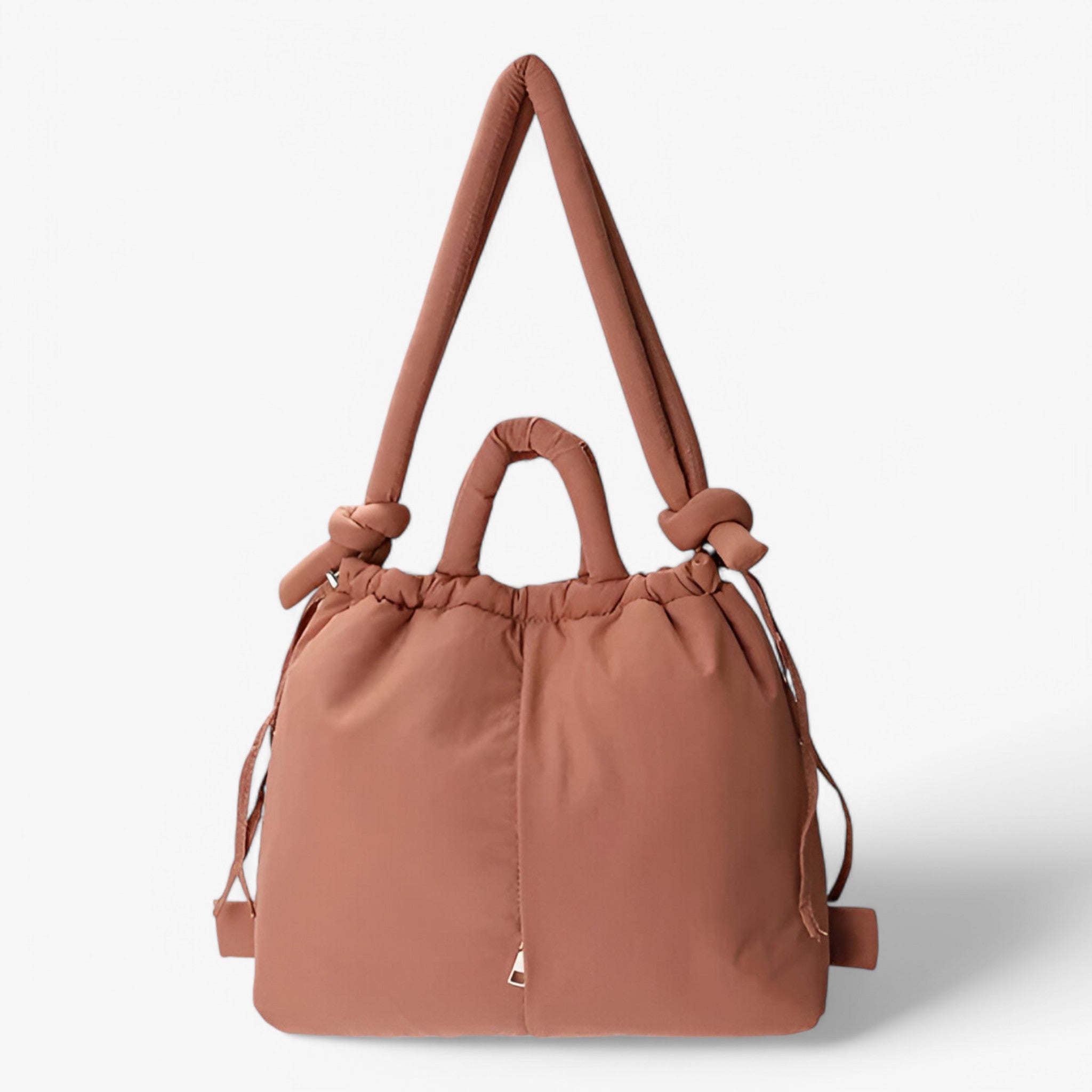Borsa a Spalla Puffer Nera Grande Donna, Morbida Elegante Invernale con Tracolla - Rosa - bags borsa borsa spalla donna new_for_google_may puffer spalla unica - Concept Palermo