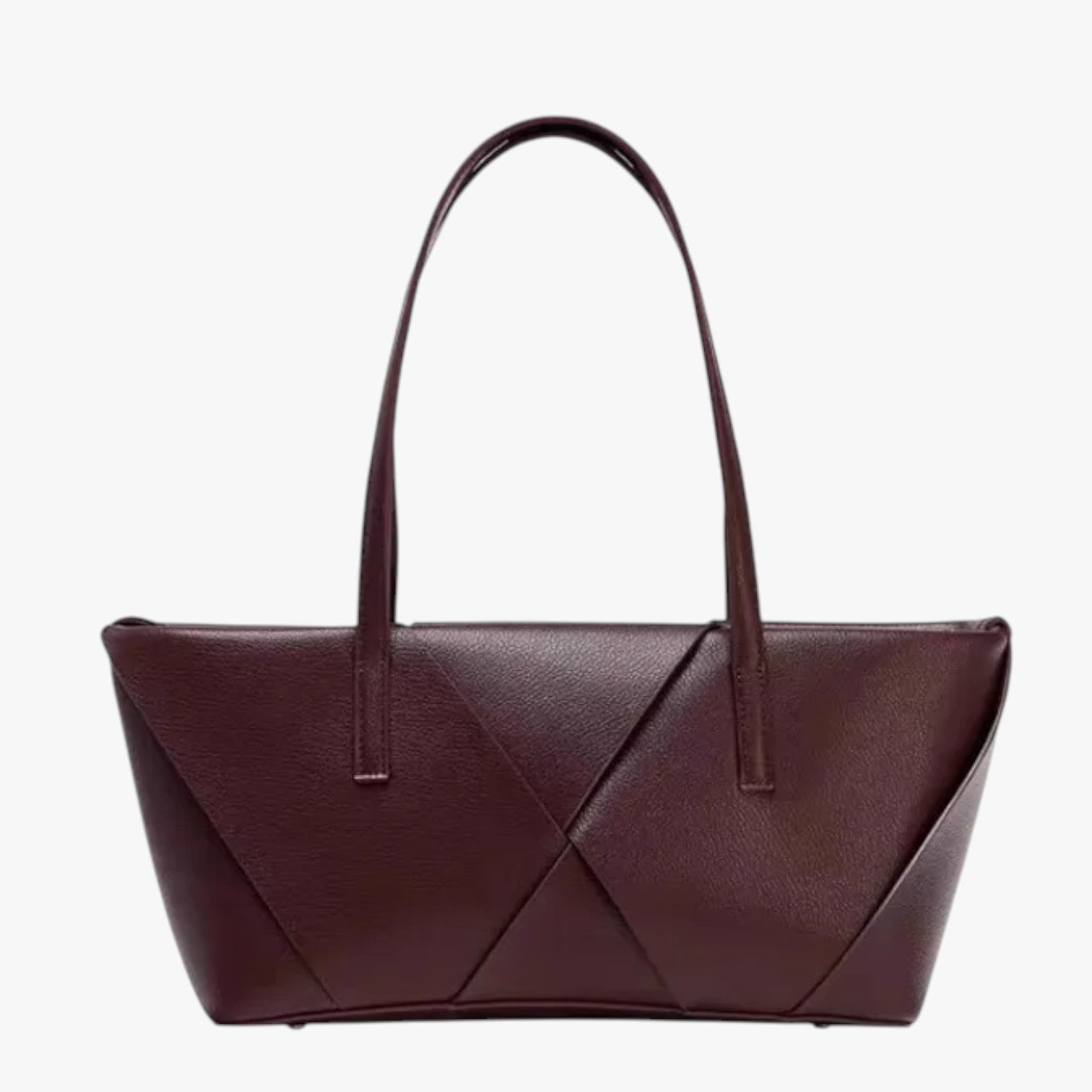 Borsa a tracolla in pelle liscia Donna - Borgogna - bag Bags borsa borsa tracolla donna handbags liscia pelle tracolla women bags Women's handbags - Concept Palermo