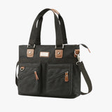 Vintage canvas schoudertas