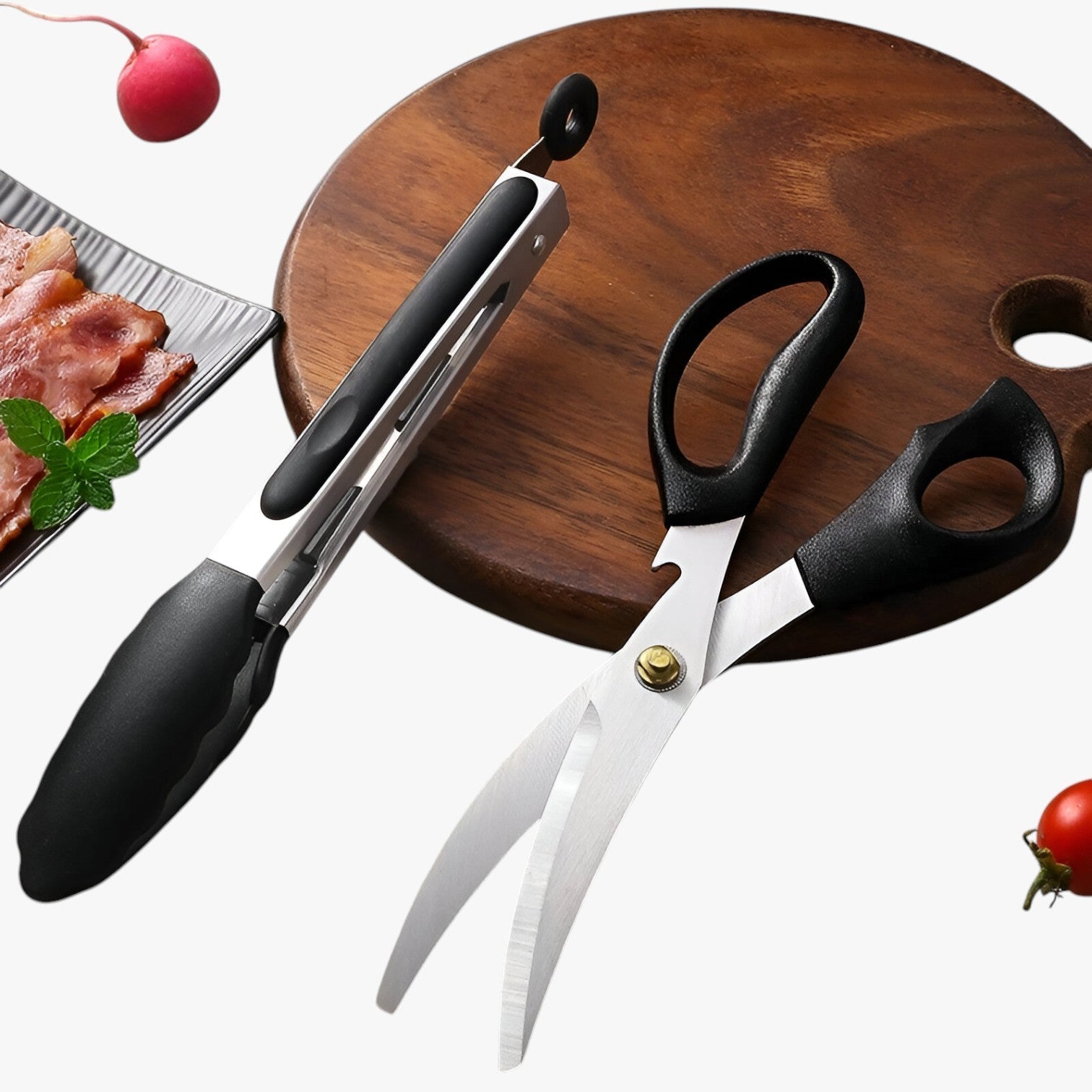 Grip & Handy - Set di pinze per barbecue RVS Acciaio Uomo - - acciaio barbecue grip grip handy handy Kitchen kitchen & dining kitchen accessory kitchen tools pinze uomo - Concept Palermo