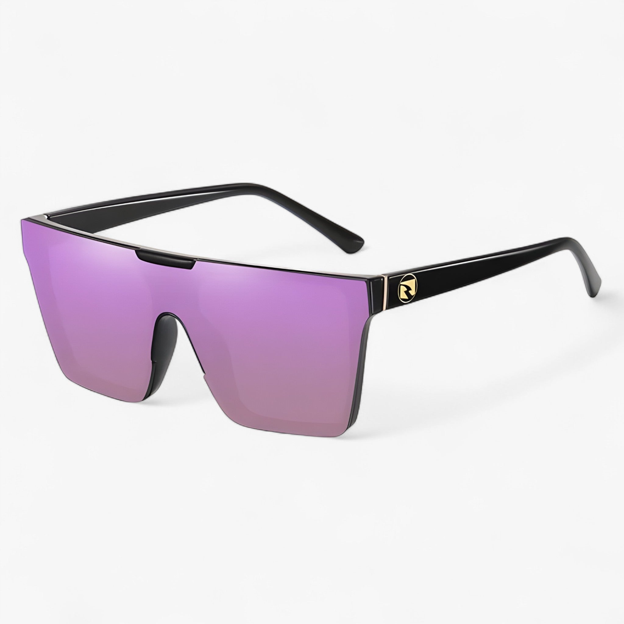 Occhiali da sole monoblocco di lusso Uomo - Nero Porpora - Fashion Sunglasses men sunglasses polarized mens sunglasses monoblocco occhiali occhiali sole Polarized man sunglasses sole sunglasses sunglasses polarized men uomo - Concept Palermo