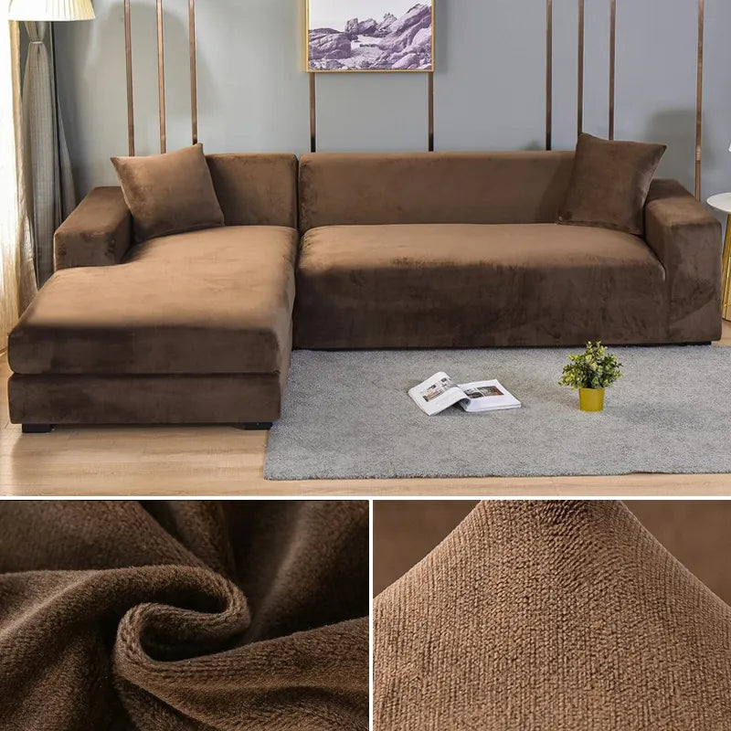 CouchCover - Morbido Copridivano Antiscivolo - Grigio