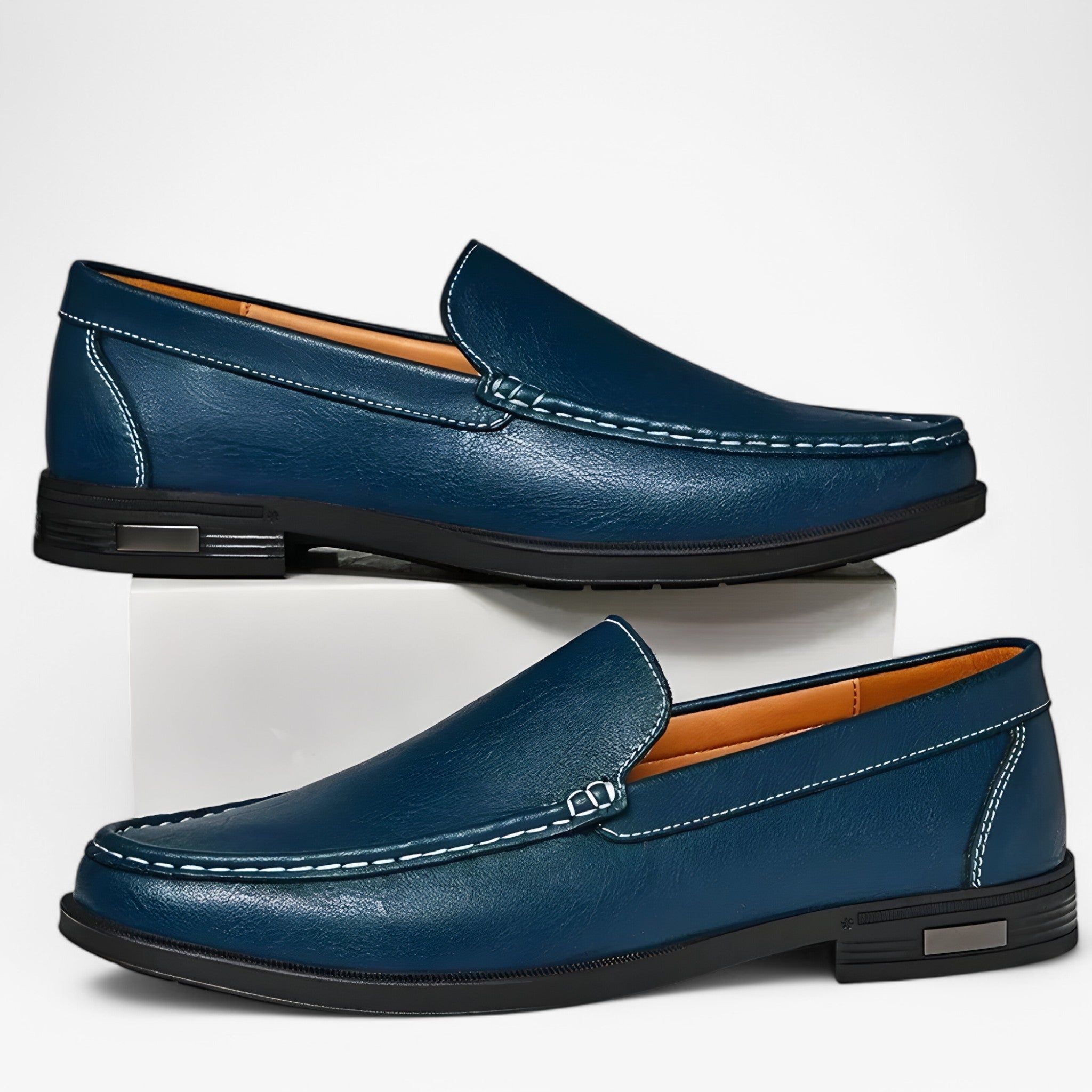 Mocassini Uomo Marroni in Vera Pelle Artigianali Eleganti Comfort Fit - - eleganti Footwear mocassini mocassini uomo pelle shoes uomo - Concept Palermo