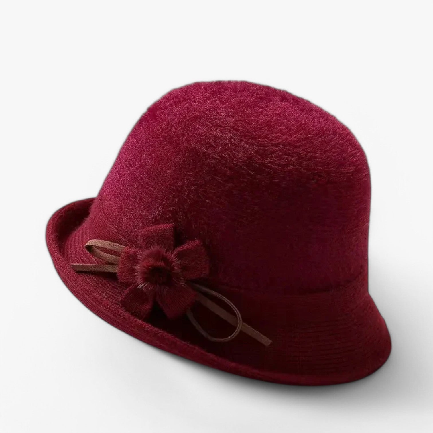 Cappello in lana per donne – calore e stile - Rosso Vino 56-58cm - calore cappello cappello lana donne hat Hat for girls lana stile women hat women's hat - Concept Palermo