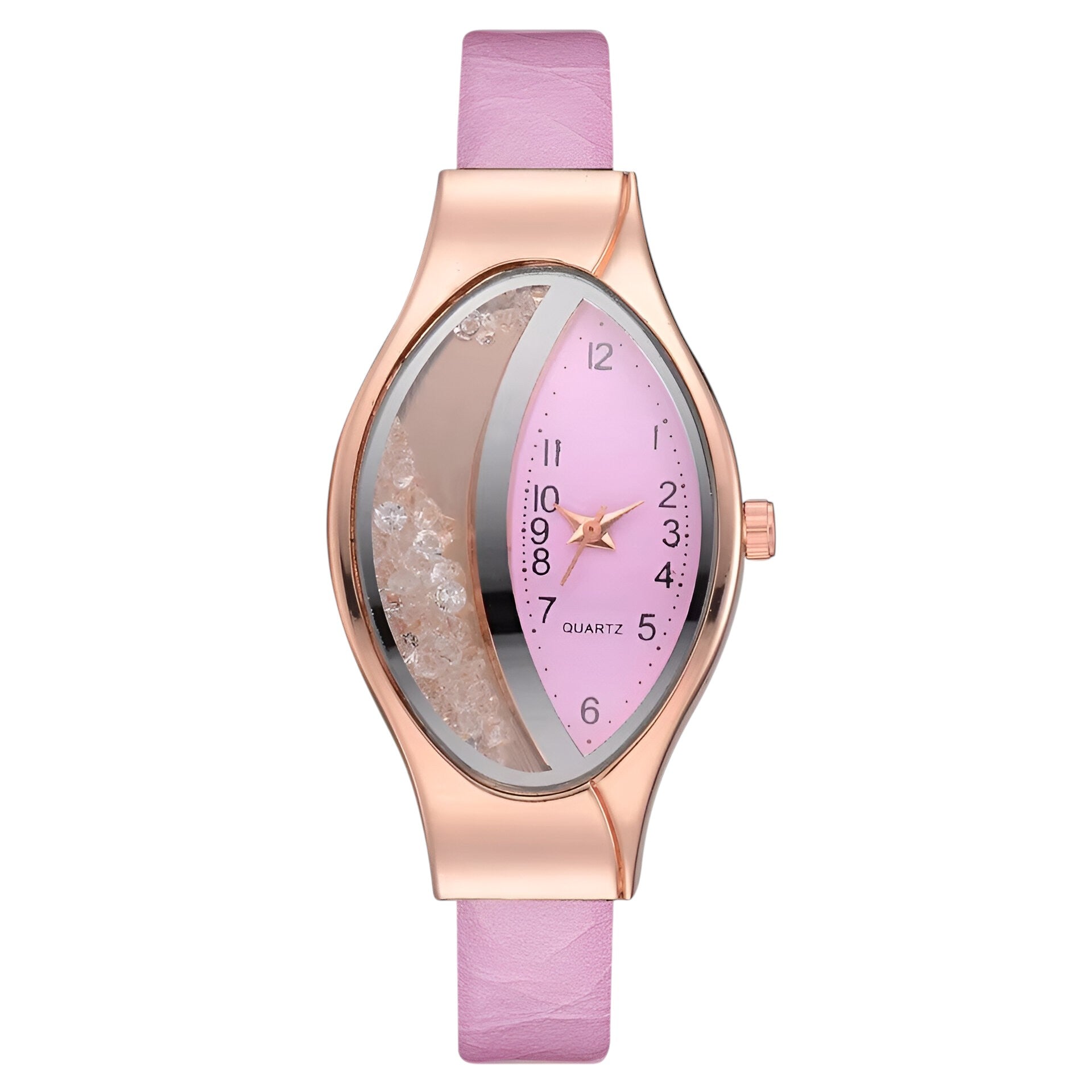 Orologio da donna al quarzo con diamanti di lusso - Rosa - diamanti donna female watch orologio orologio donna quarzo watch for women watches - Concept Palermo