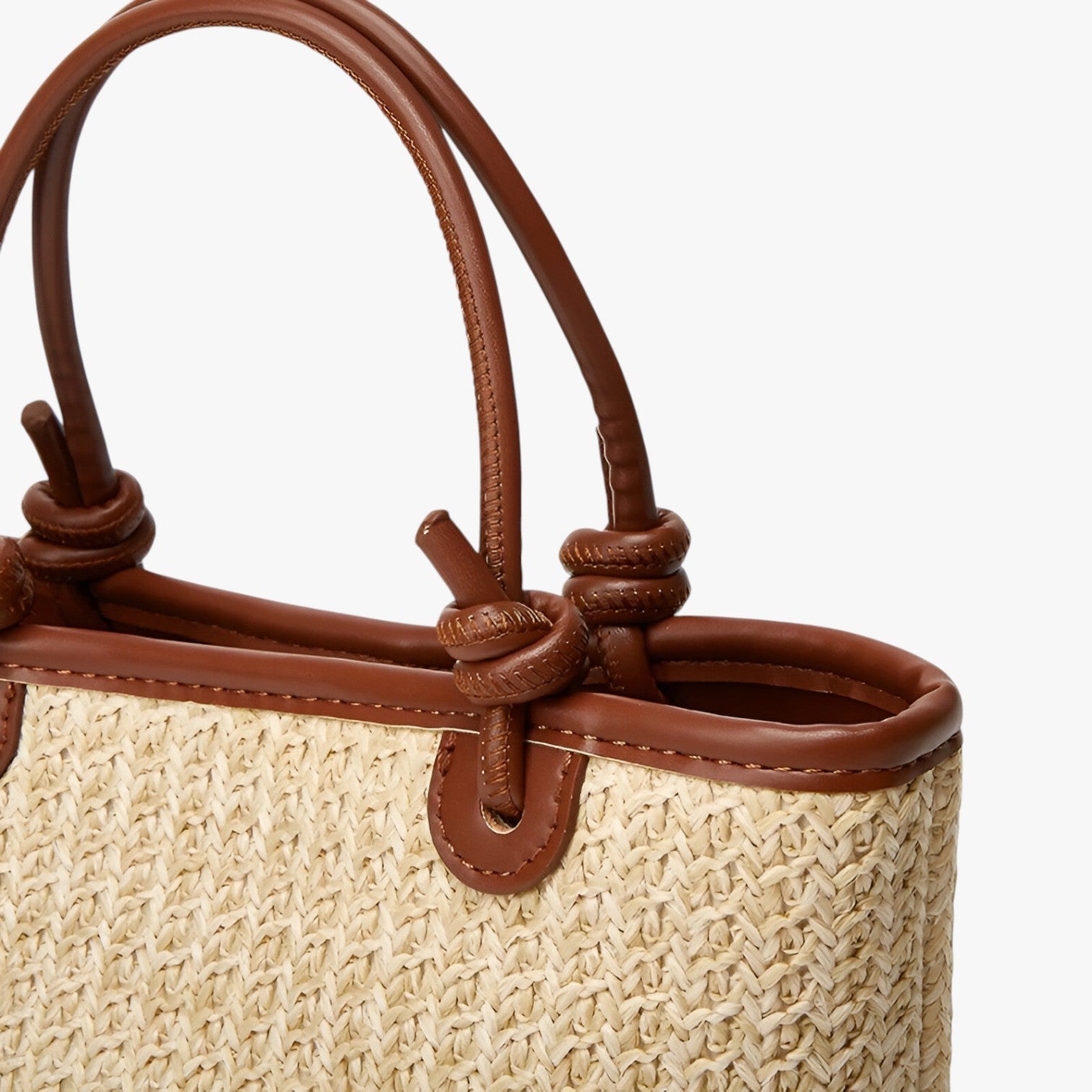 Borsa a Tracolla Estiva Donna in Paglia Naturale con Fodera Interna - - bags borsa borsa tracolla donna estiva handbags paglia tracolla Women's handbags - Concept Palermo