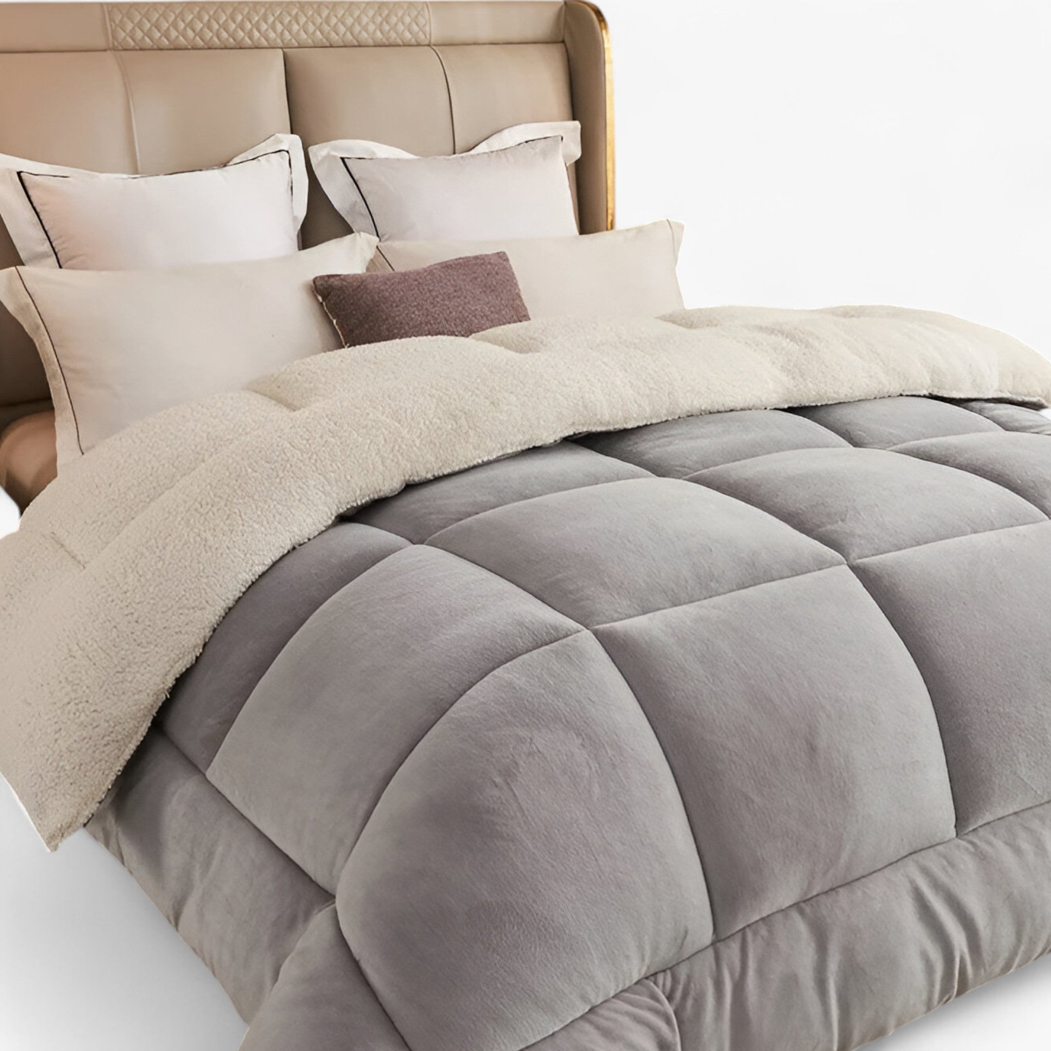 Piumino Matrimoniale 4 Stagioni in Microfibra Anallergica - Ultra Morbido e Traspirante - - home & garden huis & tuin letto piumino piumino letto resistente uomo - Concept Palermo