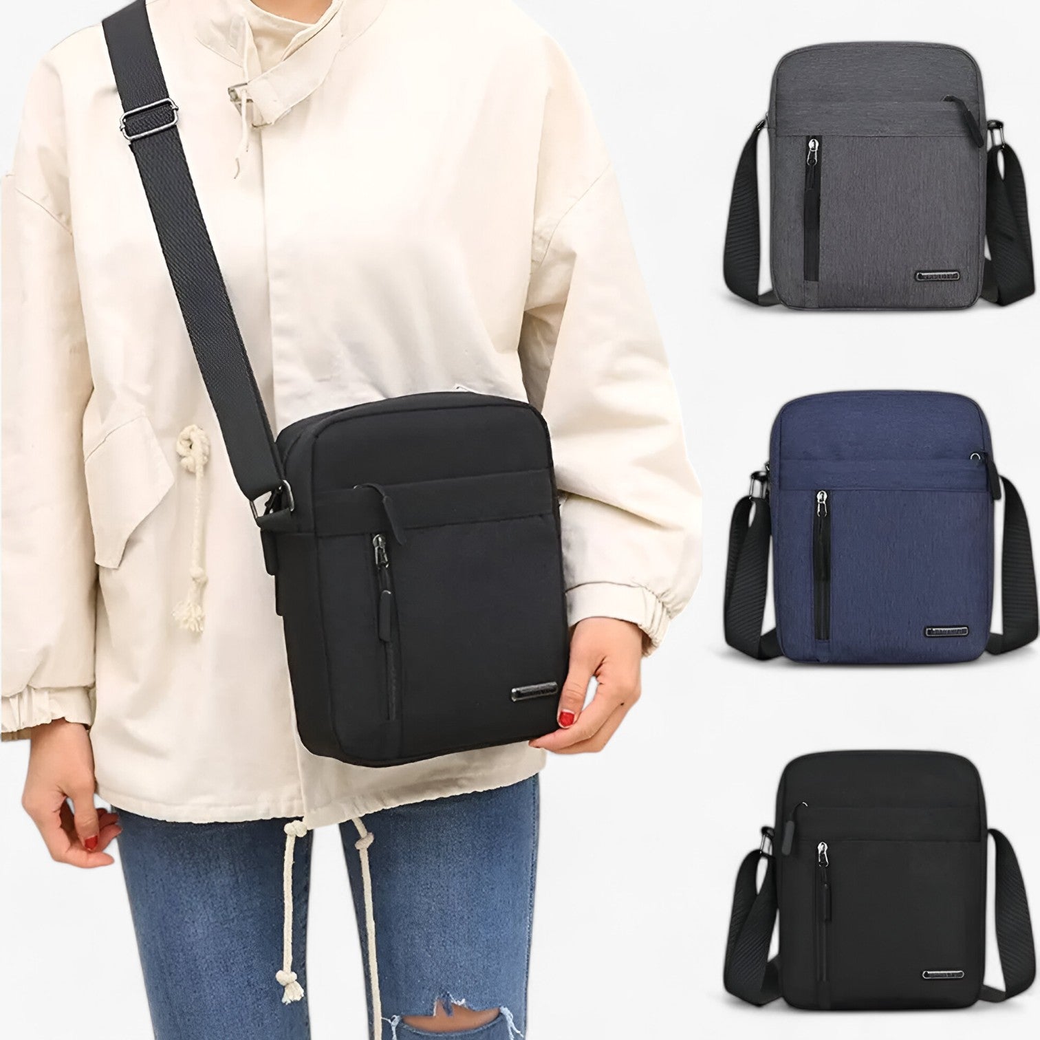 Borsa a Spalla da Uomo Oxford - Sostenibile, Stilosо e Pronta per Affari - - affari bag bags borsa borsa spalla mens bag oxford pronta Shoulder Bags sostenibile spalla - Concept Palermo