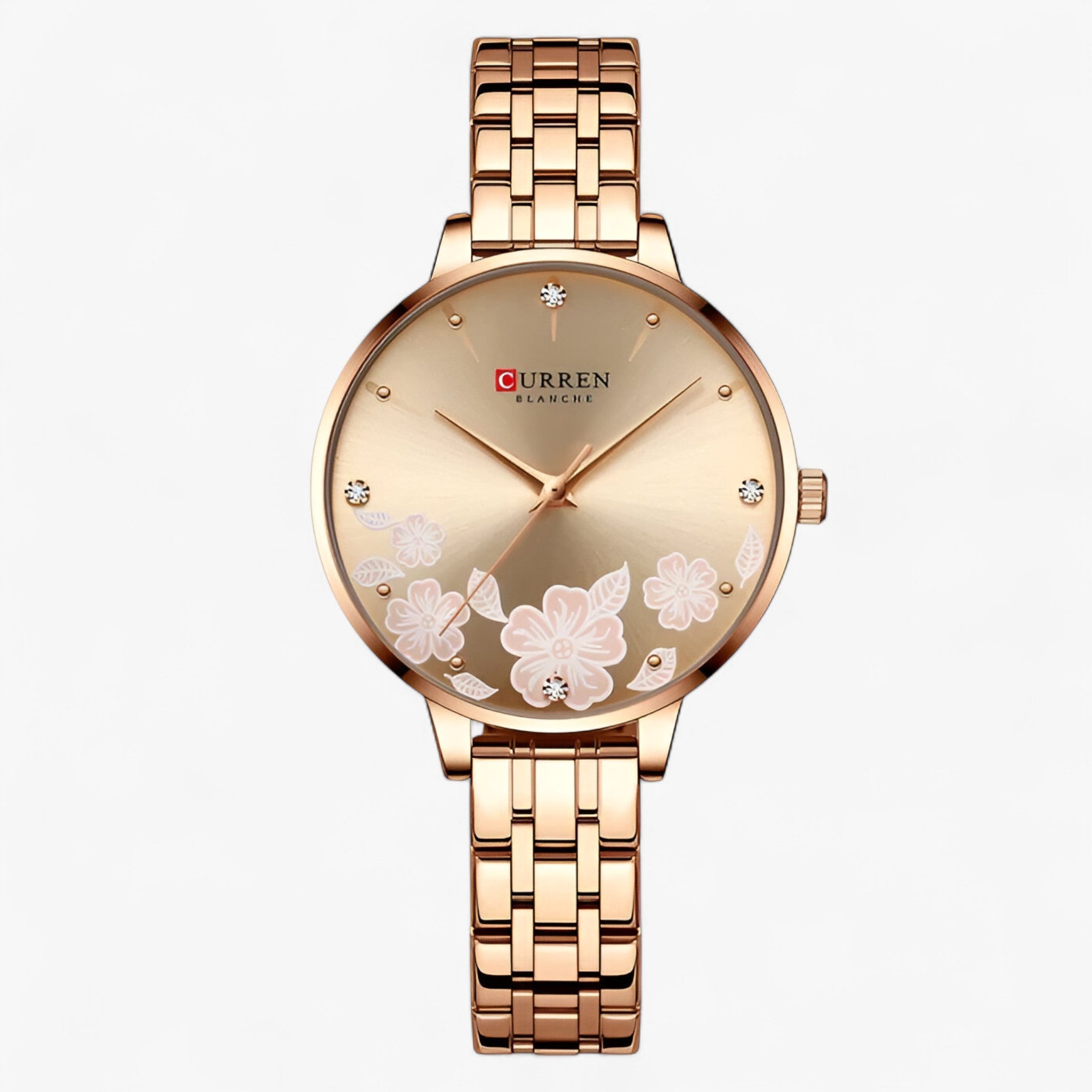 Orologio da donna ultrasottile in acciaio inossidabile al quarzo - Rosa - acciaio donna female watch inossidabile orologio orologio donna quarzo ultrasottile watch for women watches - Concept Palermo