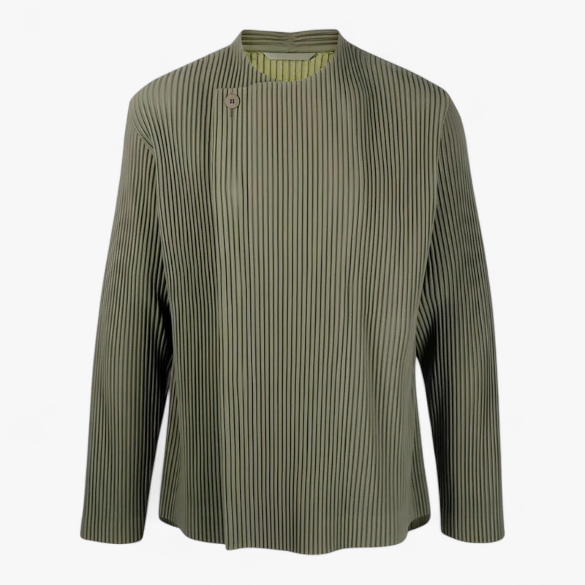 Giacca plissettata Uomo - Verde M - giacca giacca plissettata men's coats & jackets men's top plissettata uomo - Concept Palermo