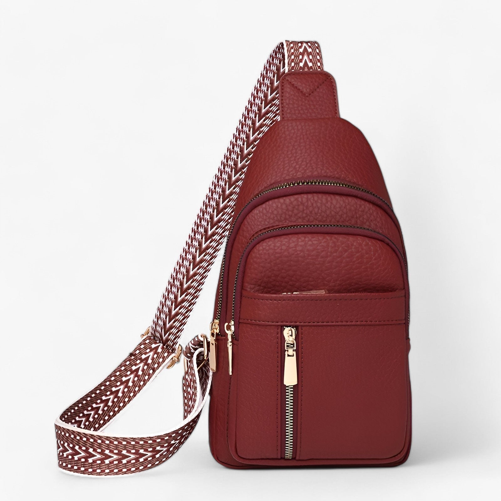 Moderna borsa a petto in PU - Versatile Donna - Rosso - bags borsa donna Gift Gifts for women moderna moderna borsa petto Shoulder Bag versatile women womens bag womens fashion - Concept Palermo