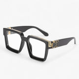 Retro quadratische verspiegelte Sonnenbrille für Herren