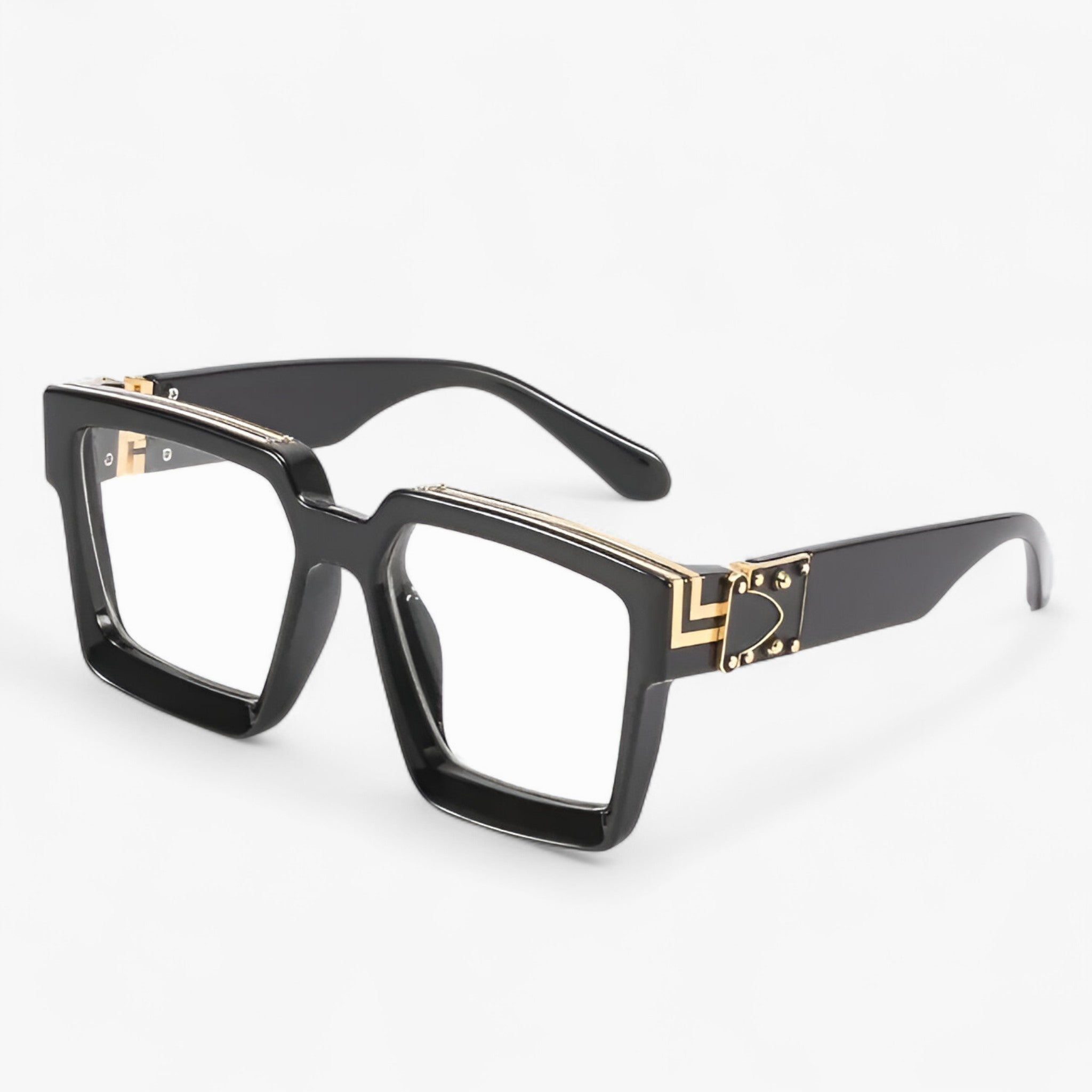Occhiali da sole a specchio quadrati retrò da Uomo - Nero Trasparente - Fashion Sunglasses men sunglasses polarized occhiali occhiali sole Polarized man sunglasses quadrati retr sole specchio sunglasses sunglasses polarized men uomo - Concept Palermo