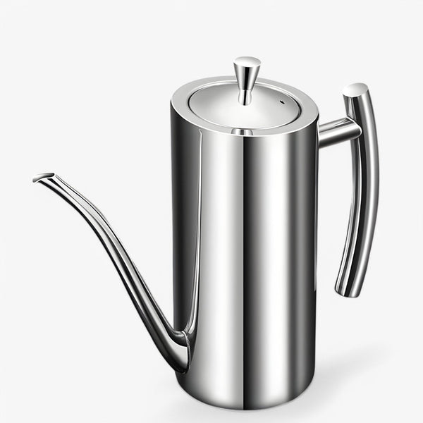 Oliere Acciaio Inox Antigoccia 500ml Argento - Contenitore Olio Elegante Antipolvere - - acciaio alla conservazione contenitore contenitore olio gocce Kitchen kitchen & dining kitchen accessory kitchen tools Linen olio Unisex - Concept Palermo