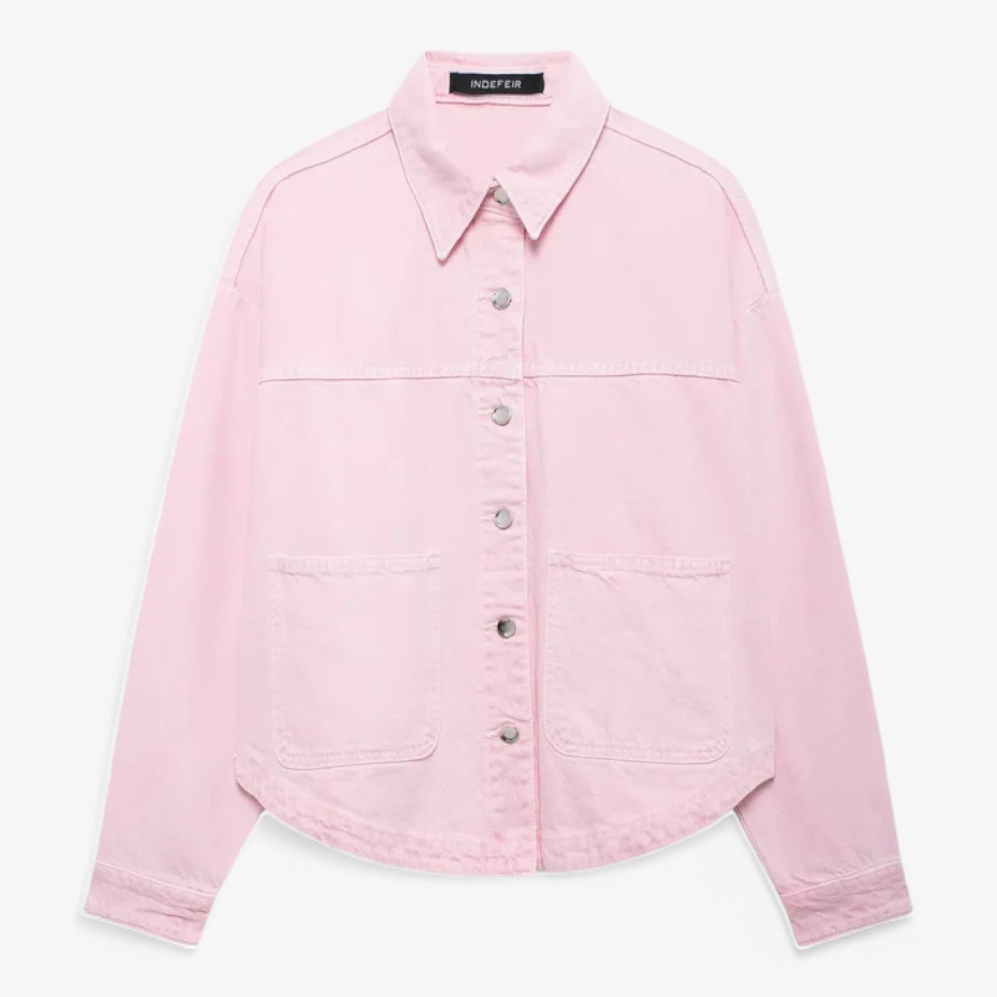 Giacca denim da donna tinta unita, versatile ed elegante - - denim donna giacca giacca denim tinta unita versatile women's coats & jackets - Concept Palermo