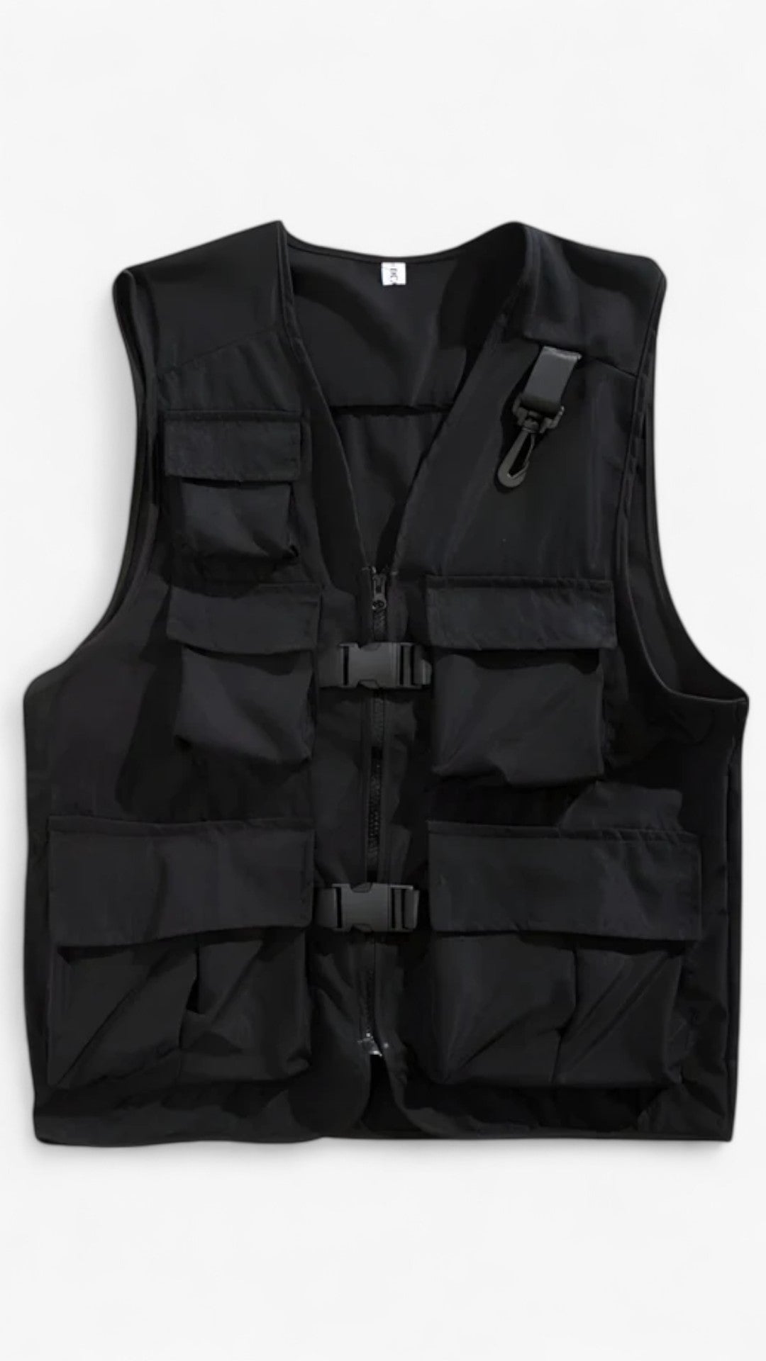 Gilet impermeabile per campeggio e pesca Uomo - nero sottile - campeggio camping vest fishing vest gilet gilet impermeabile impermeabile men's top clothes pesca uomo vests - Concept Palermo